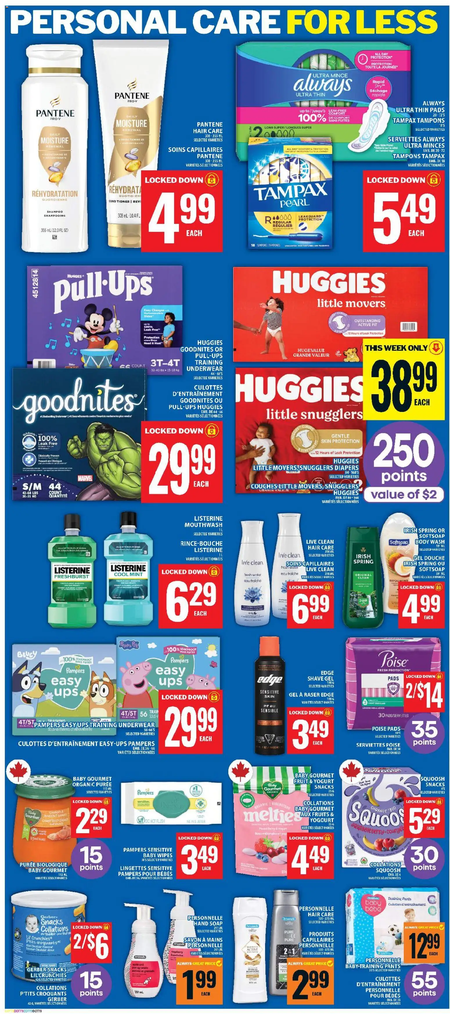 Food Basics flyer valid from Jul 9, 2026 | Page: 16 | Products: Shampoo, Soap, Mouthwash, Underwear