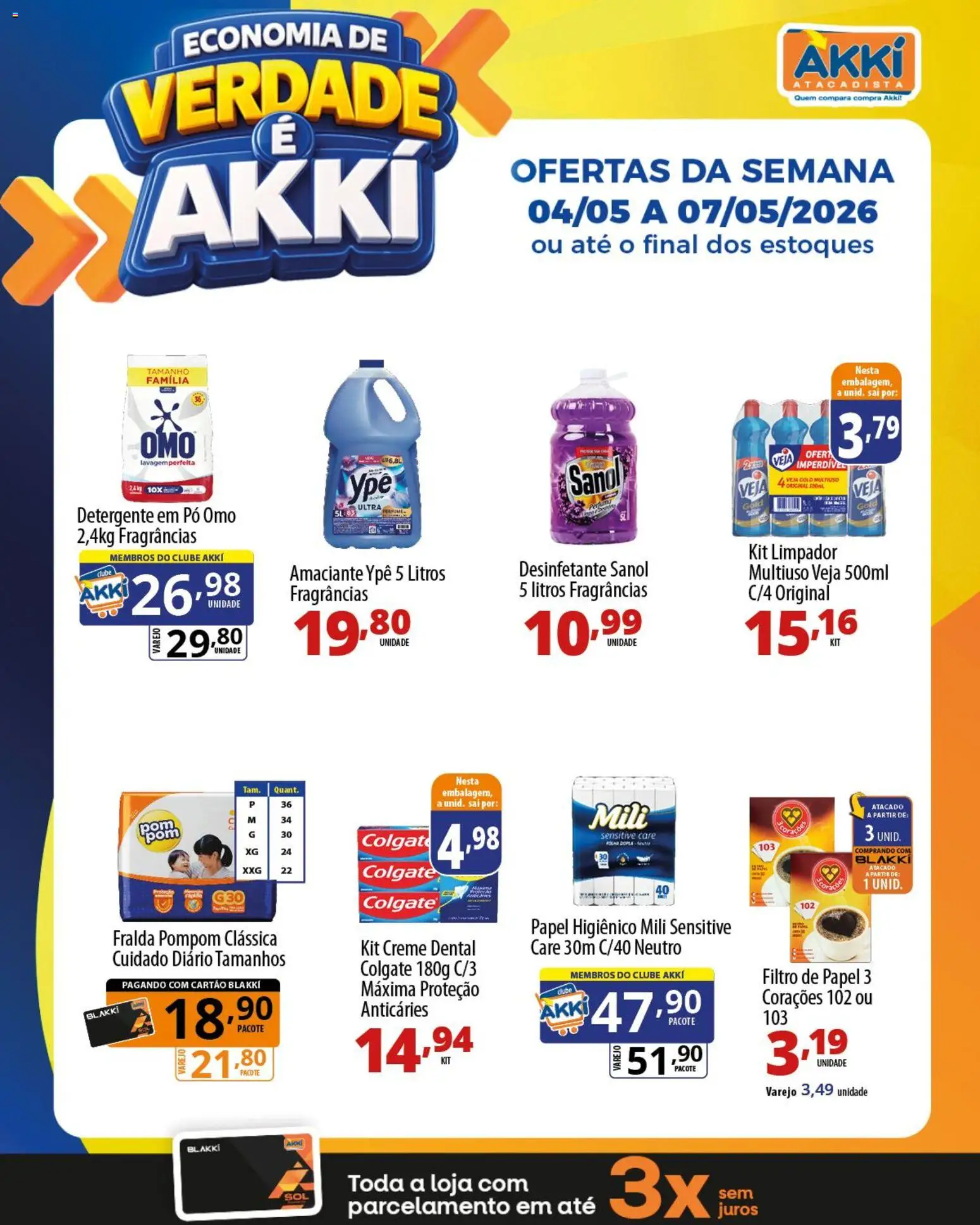 Akki Atacadista Folheto - válido de 04.05.2026 | Página: 1