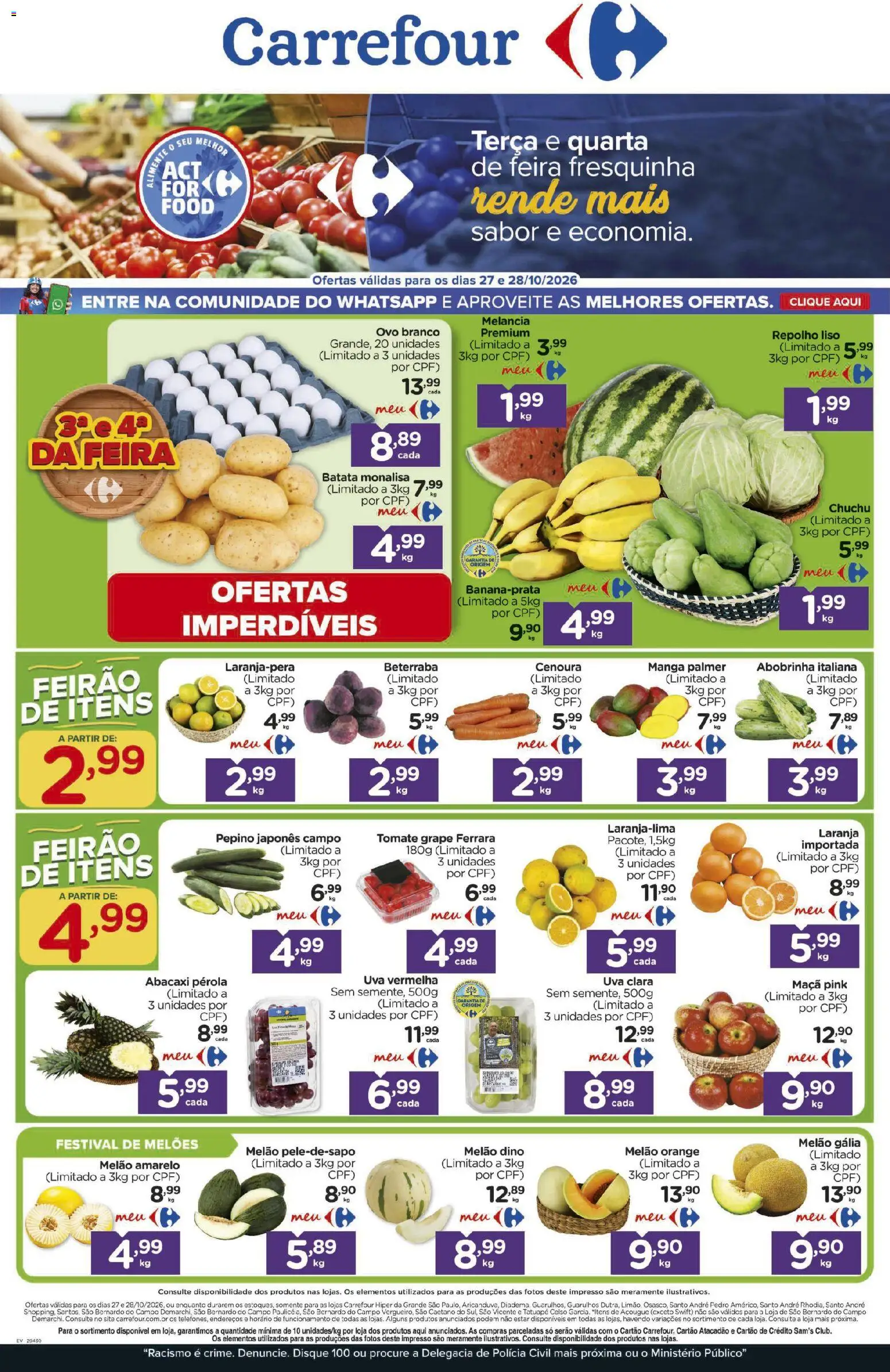 Carrefour Folheto - válido de 27/10/2026 | Página: 1