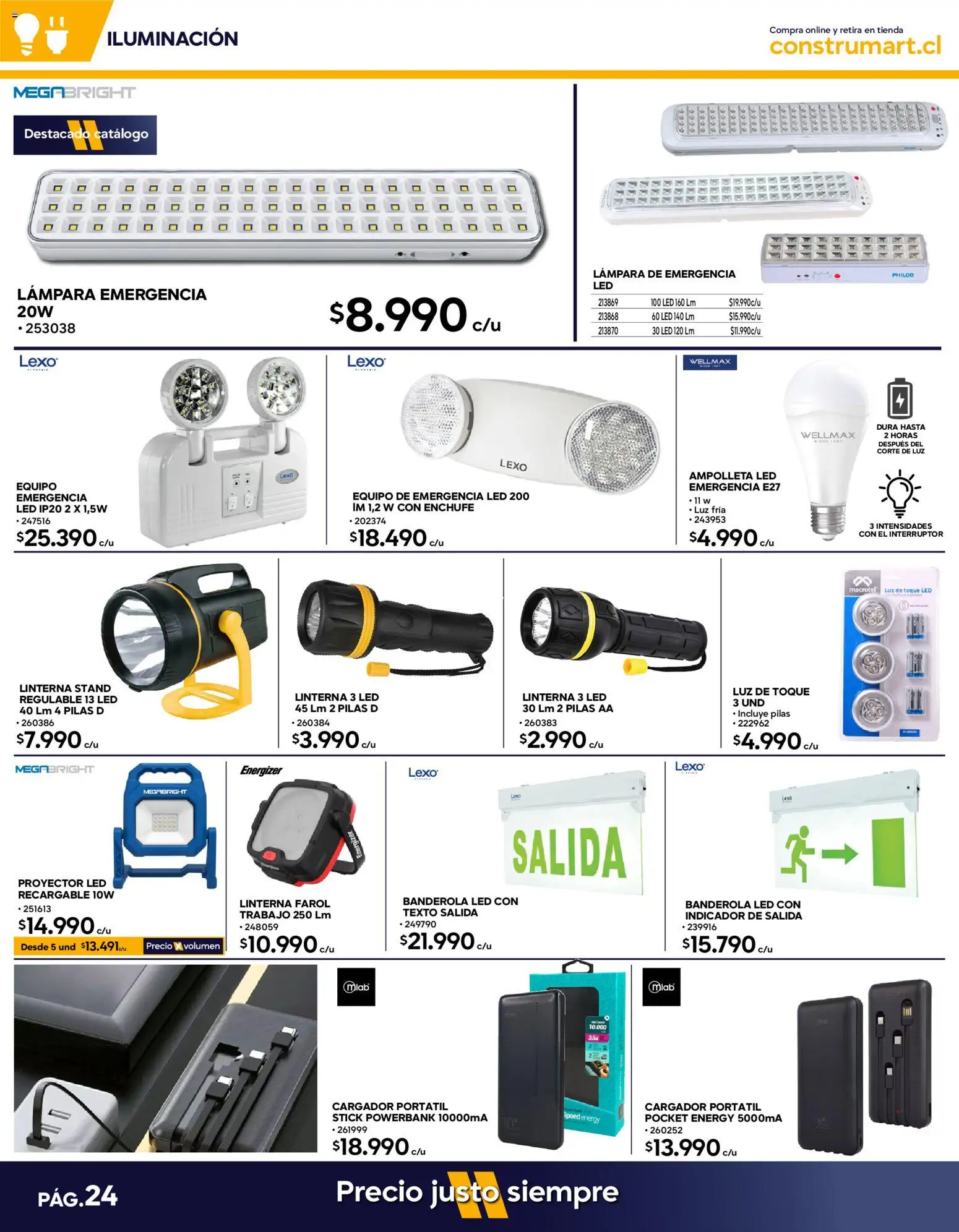 Construmart Ofertas │ válido desde el 31.07.2026 | Página: 22 | Productos: Interruptor, Enchufe, Iluminación, Pilas