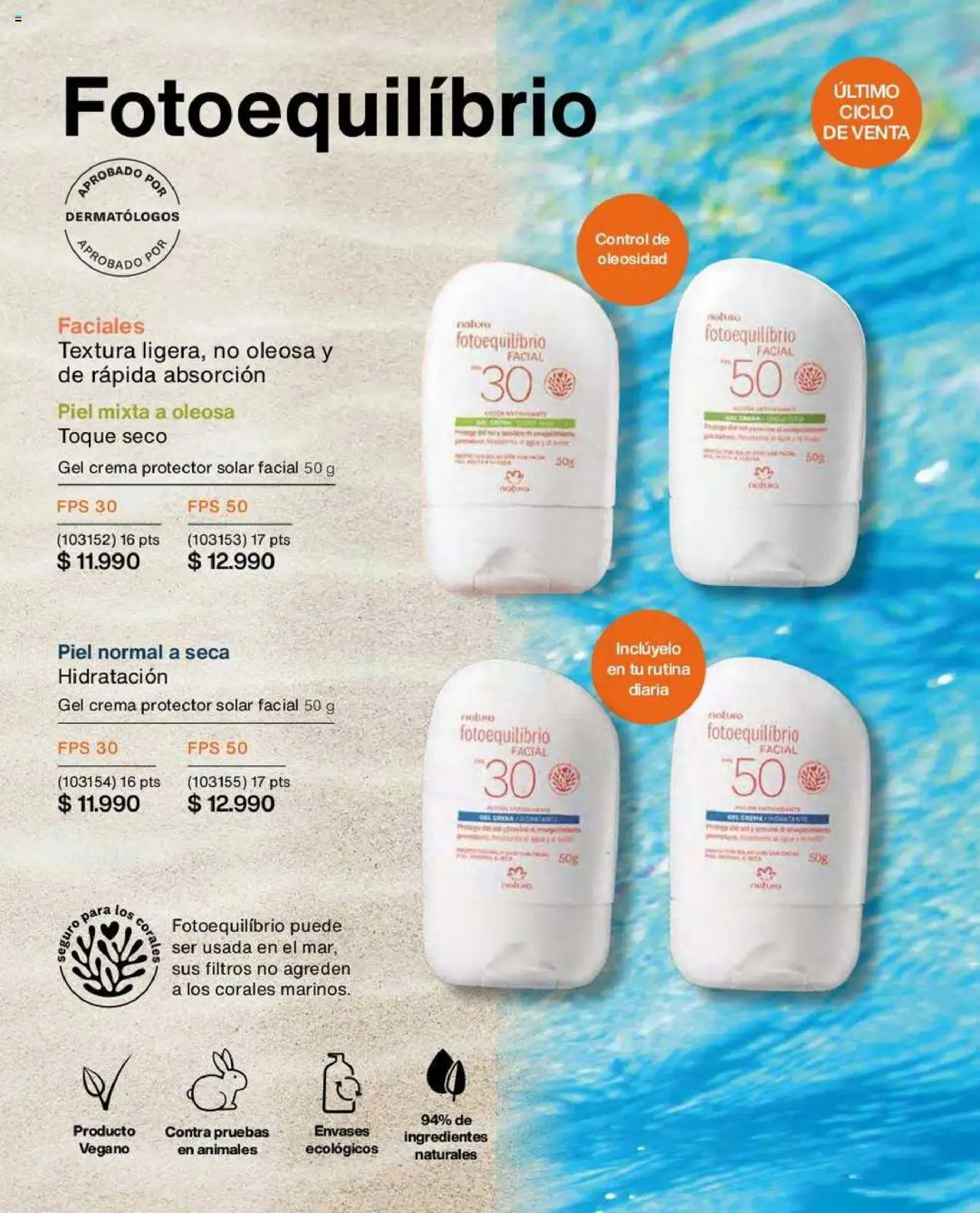 Natura catálogo │ válido desde el 26.06.2025 | Página: 139 | Productos: Protector solar, Crema