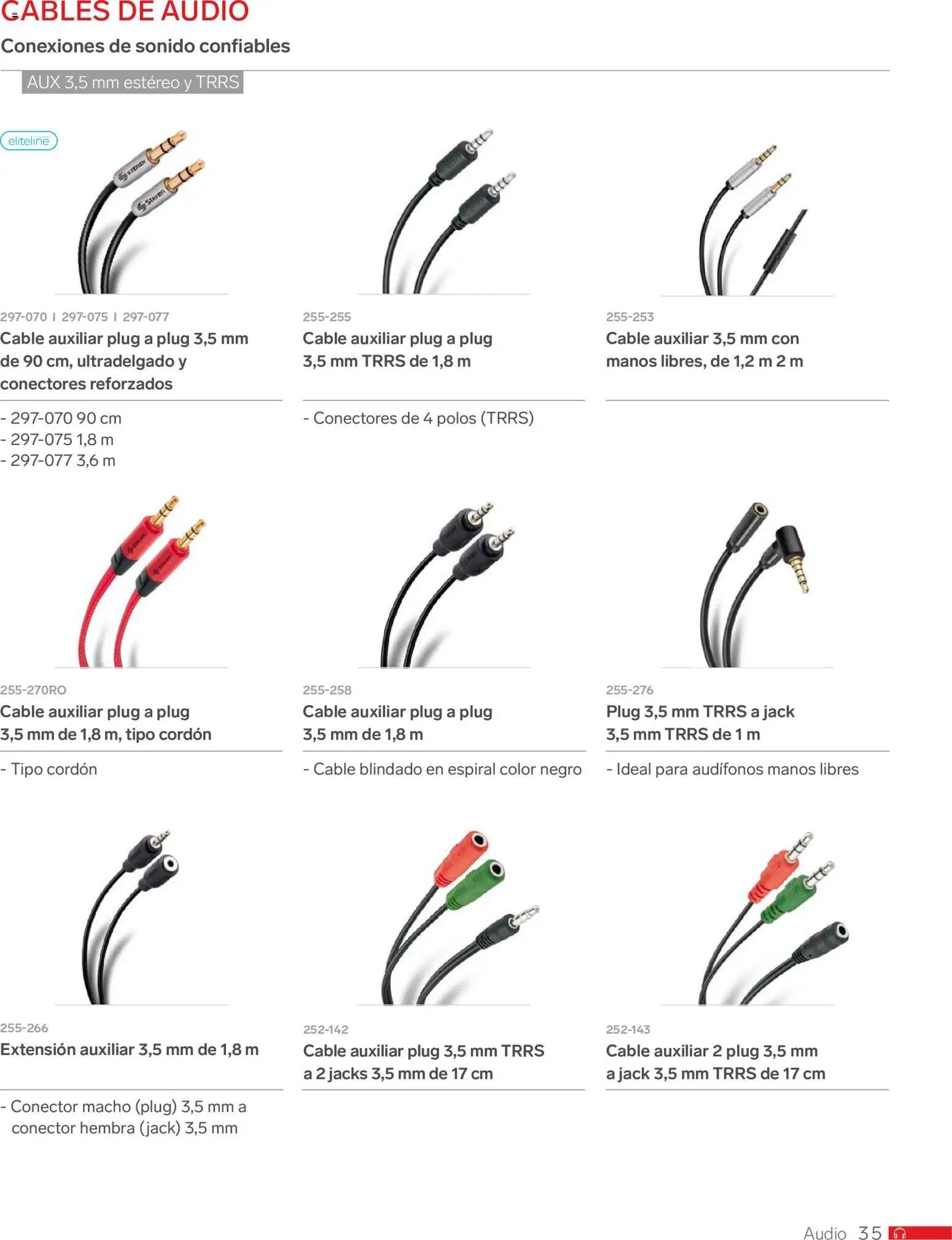 Nuevas ofertas de Steren válidas en toda la República Mexicana desde el 01.01.2026. ¡Encuentra las mejores ofertas en Steren catálogo! | Página: 47 | Productos: Extensión, Audio, Audífonos, Cable