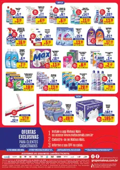 Mateus ofertas App Mateus Mais - Pré-Visualização do folheto da loja Mateus, válido de 29/09/2026 | Página: 3 | Produtos: Bloco sanitário, Pó, Sabão, Sabão em pó