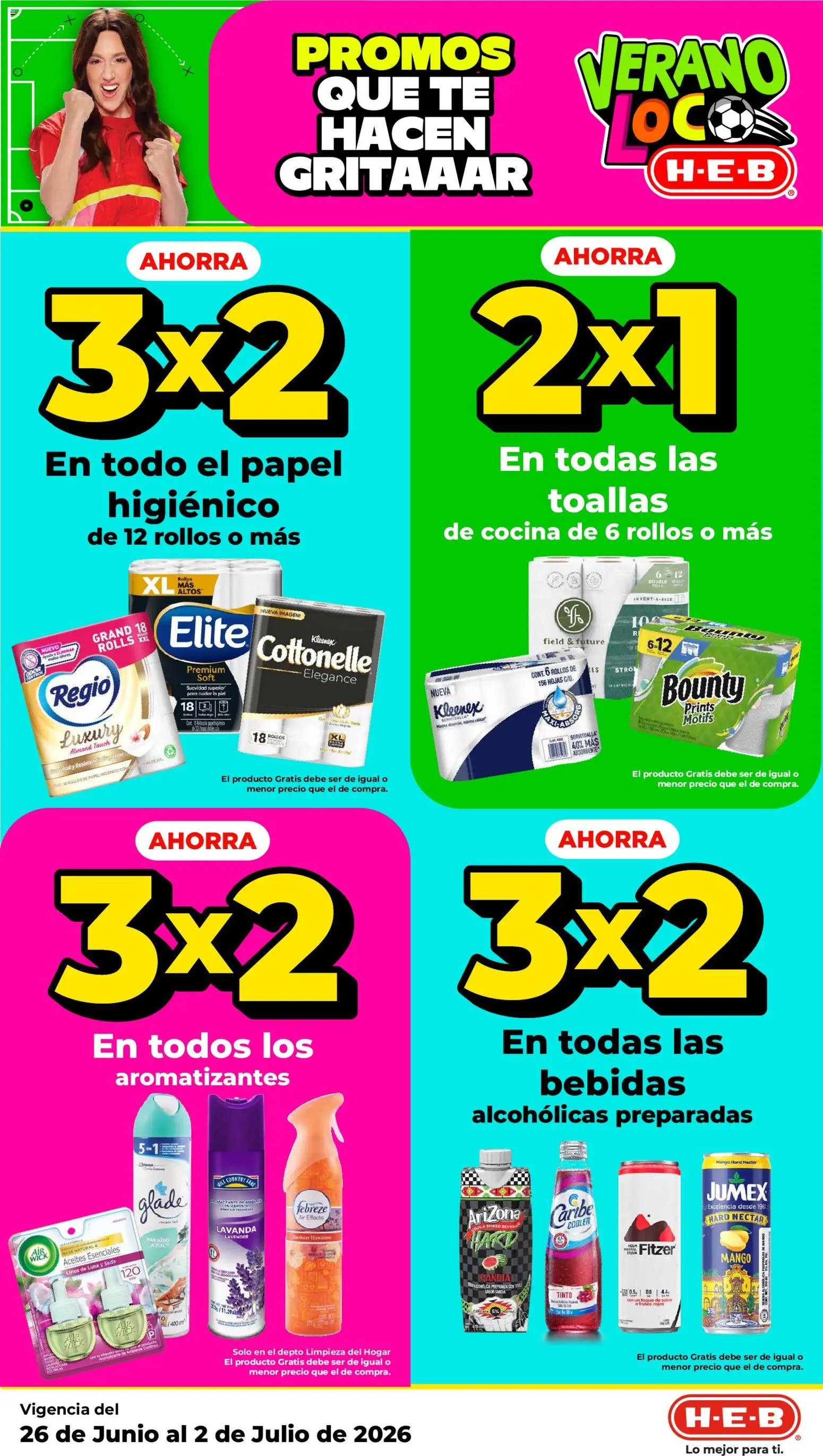 Nuevas ofertas de H-E-B válidas en toda la República Mexicana desde el 26/06/2026. ¡Encuentra las mejores ofertas en H-E-B folleto! | Página: 5