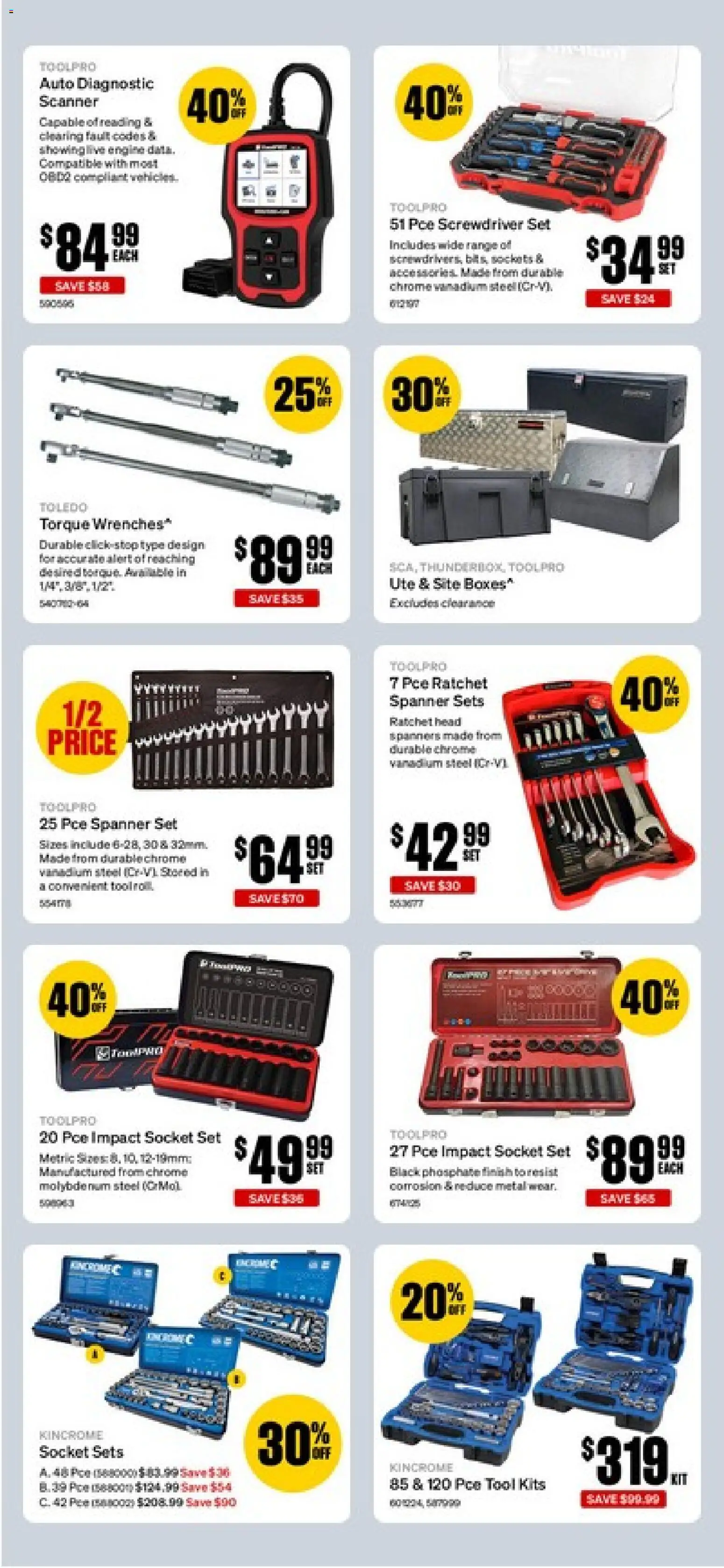 Supercheap Auto catalogue - valid from 22/07/2026 | Page: 24 | Products: Socket, Kits, Accessories, Scanner