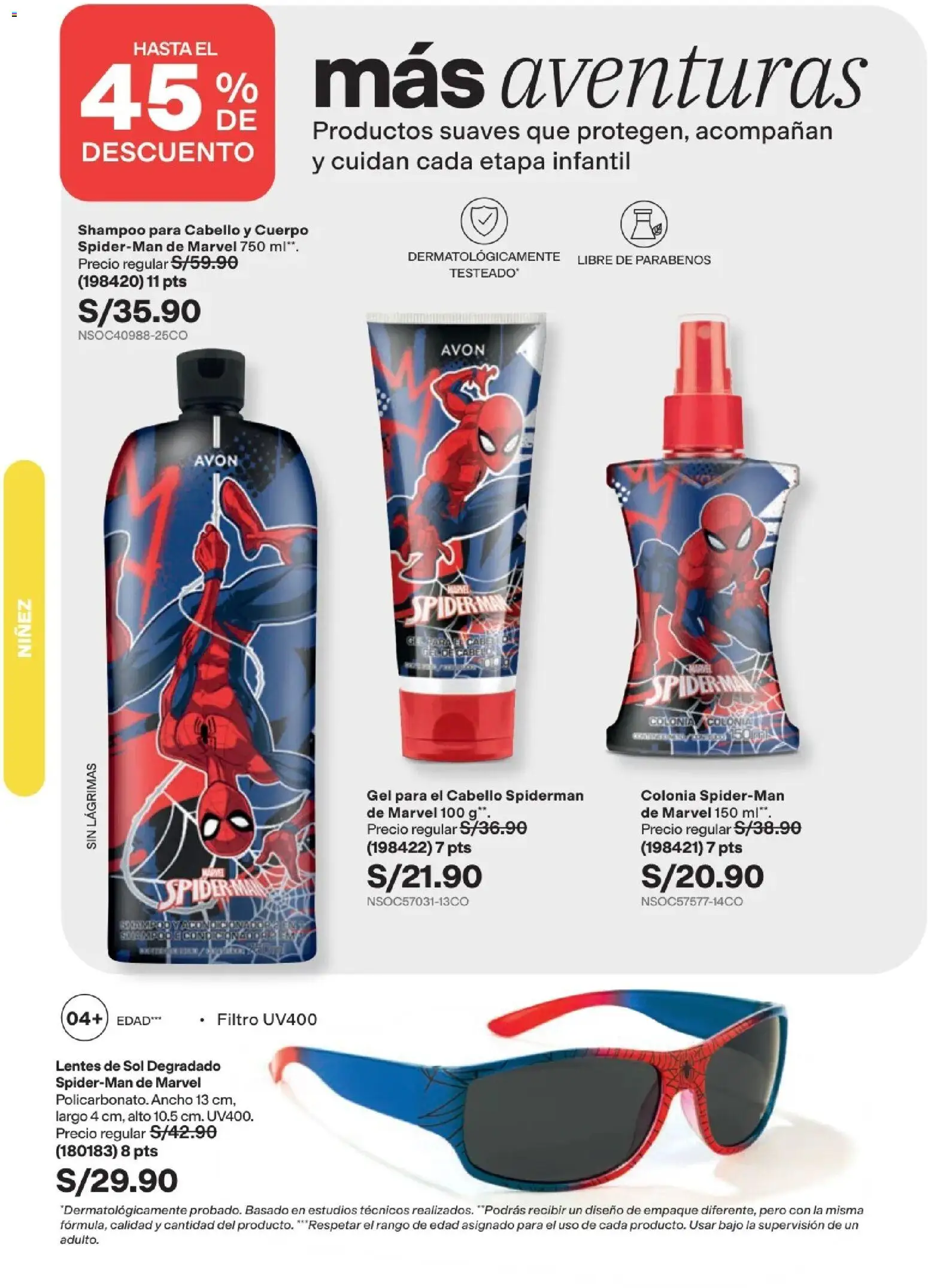 Catálogo Avon válido desde 22/07/2026 | Página: 217 | Productos: Shampoo, Empaque