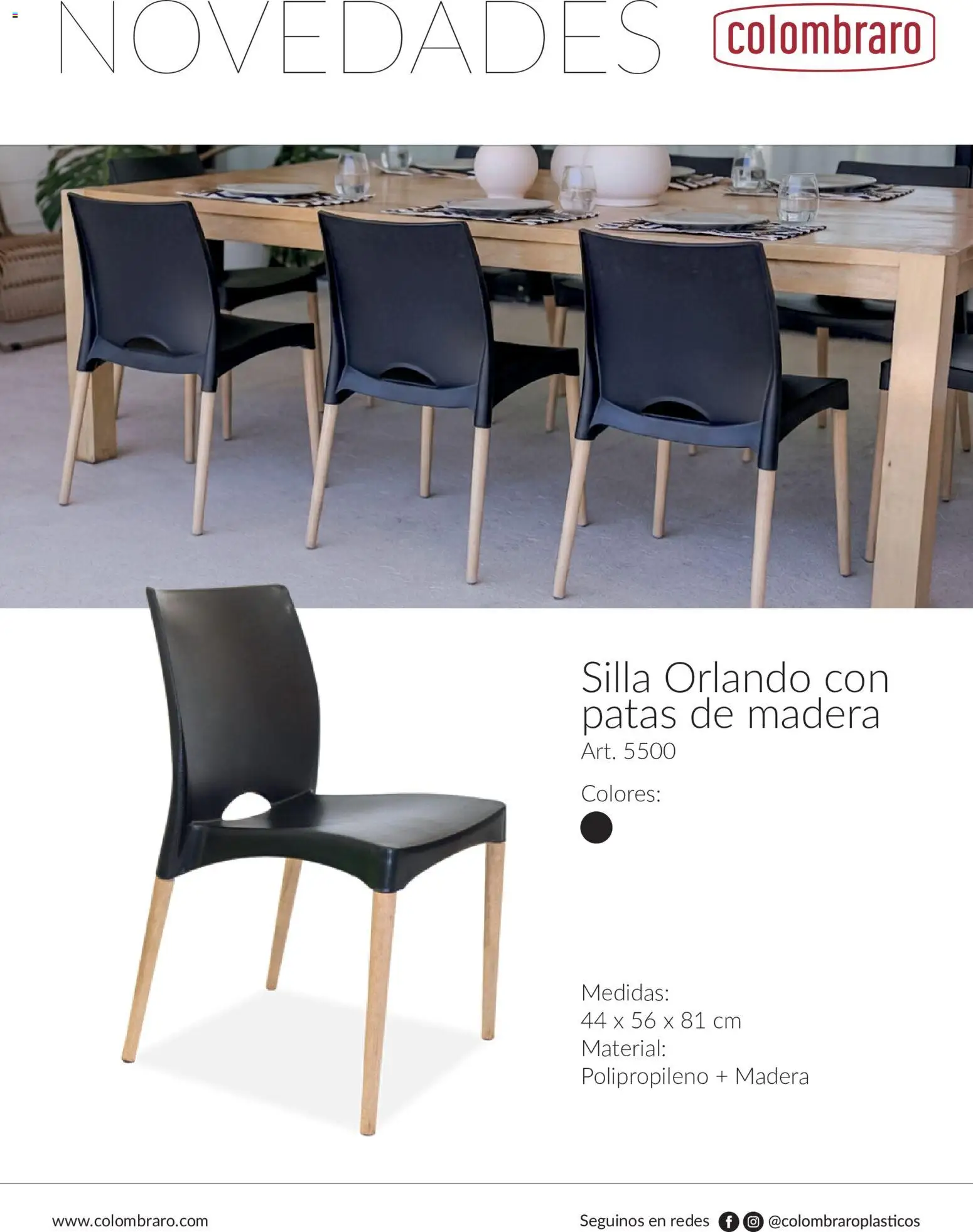Colombraro - Novedades 2026 │ válido desde el 01/09/2026 | Página: 11 | Productos: Silla