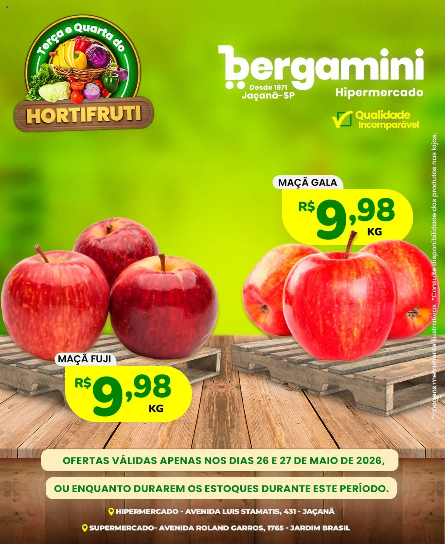 Supermercado Bergamini Folheto - válido de 26.05.2026 | Página: 11 | Produtos: Maiô