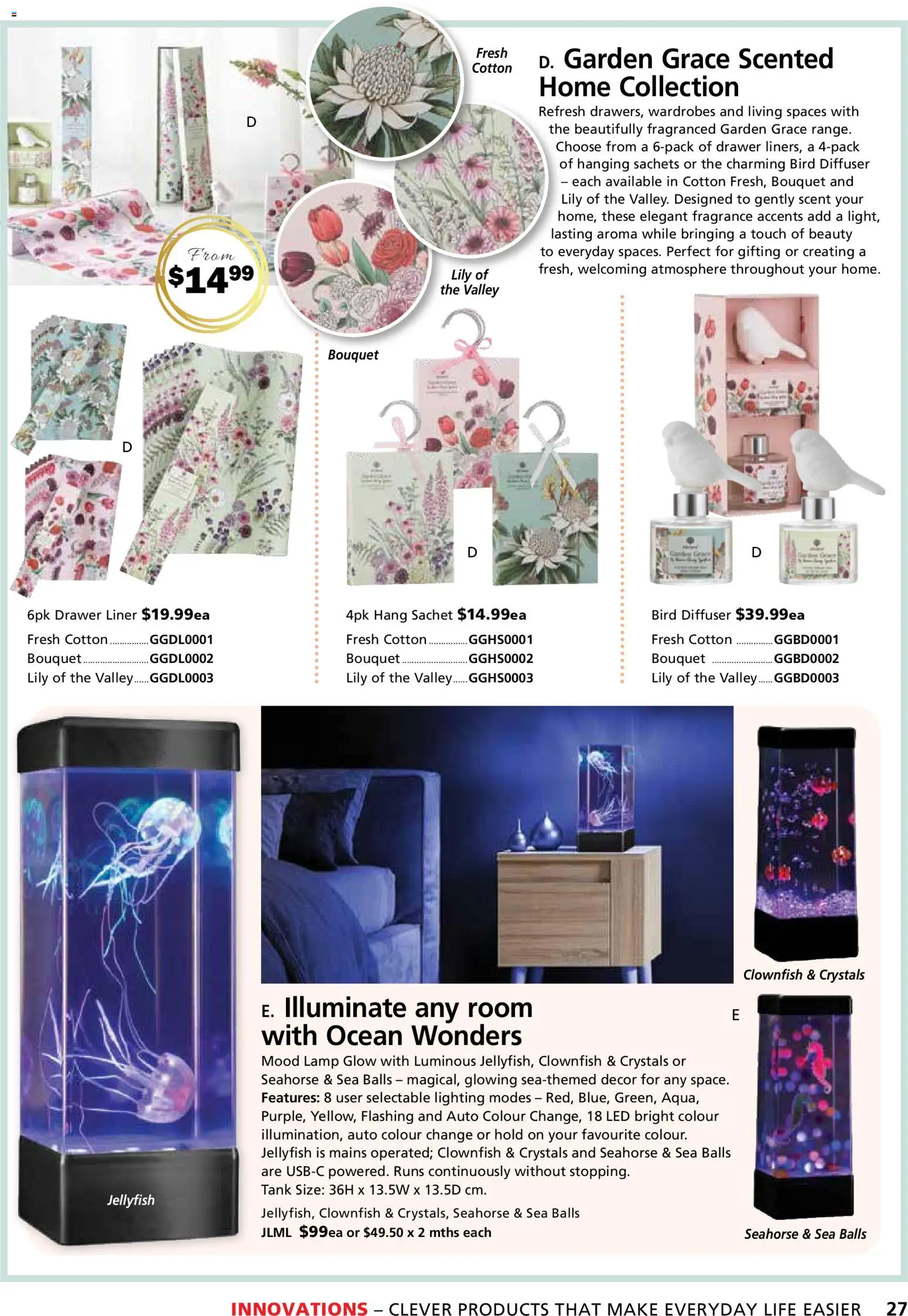 Innovations catalogue - valid from 26.03.2026 | Page: 27 | Products: Decor, Drawer, Lamp, Fragrance