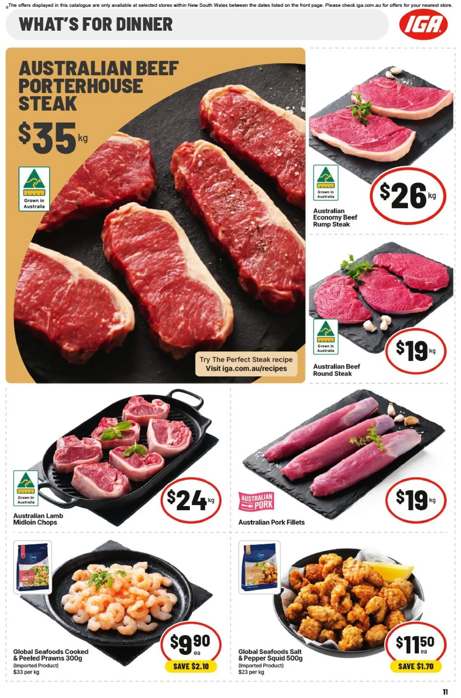 IGA catalogue - valid from 09/09/2026 | Page: 12 | Products: Pork, Lamb, Salt, Pepper
