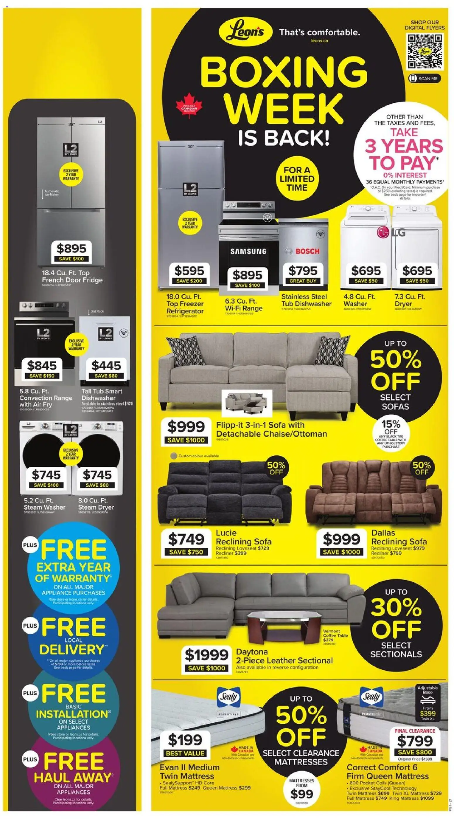 Leon’s weekly flyer / circulaire from Jun 25, 2026 > weekly special…