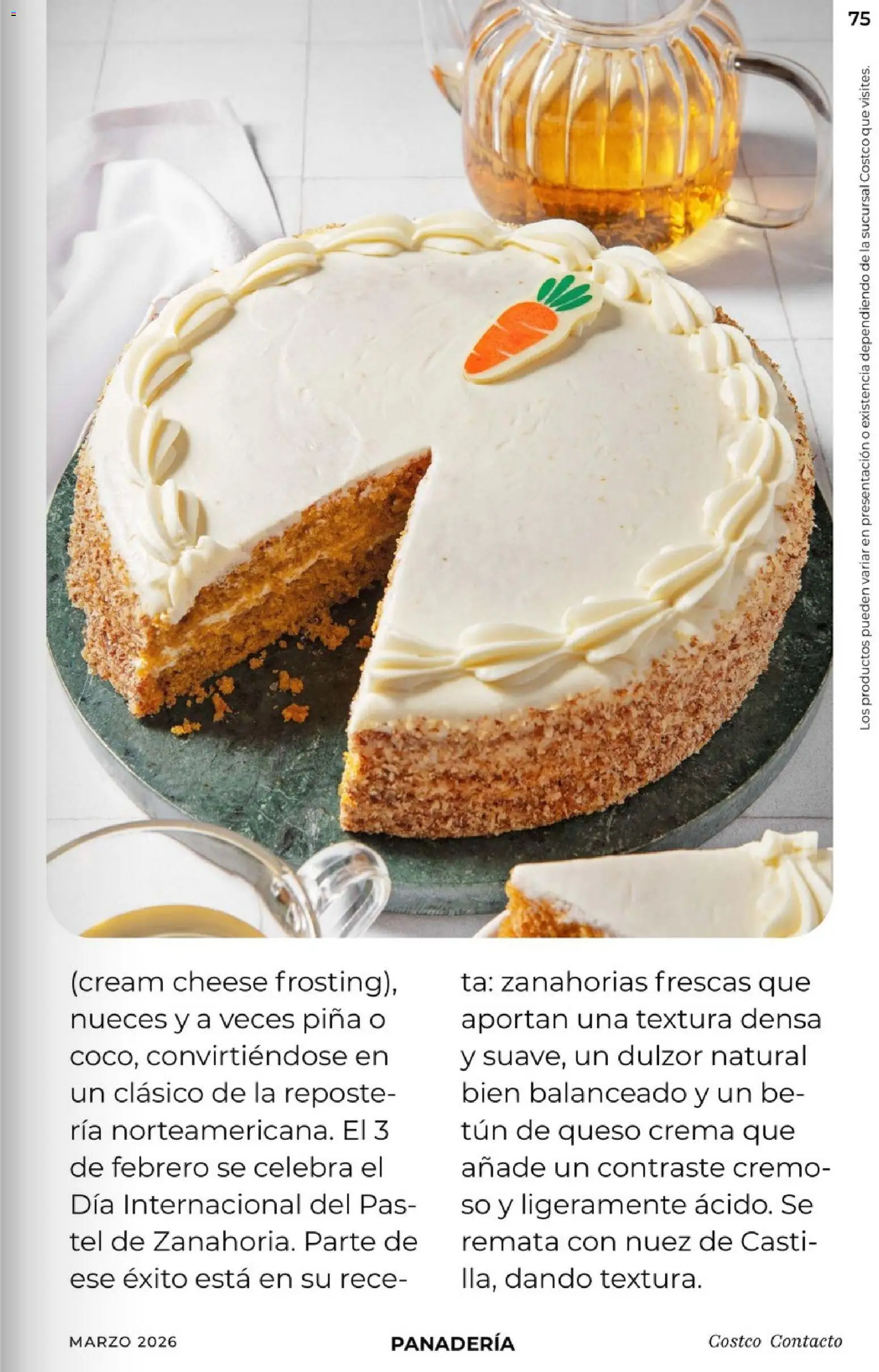 Nuevas ofertas de Costco válidas en toda la República Mexicana desde el 01.03.2026. ¡Encuentra las mejores ofertas en Costco Revista de marzo! | Página: 75 | Productos: Queso crema, Queso, Nuez, Piña