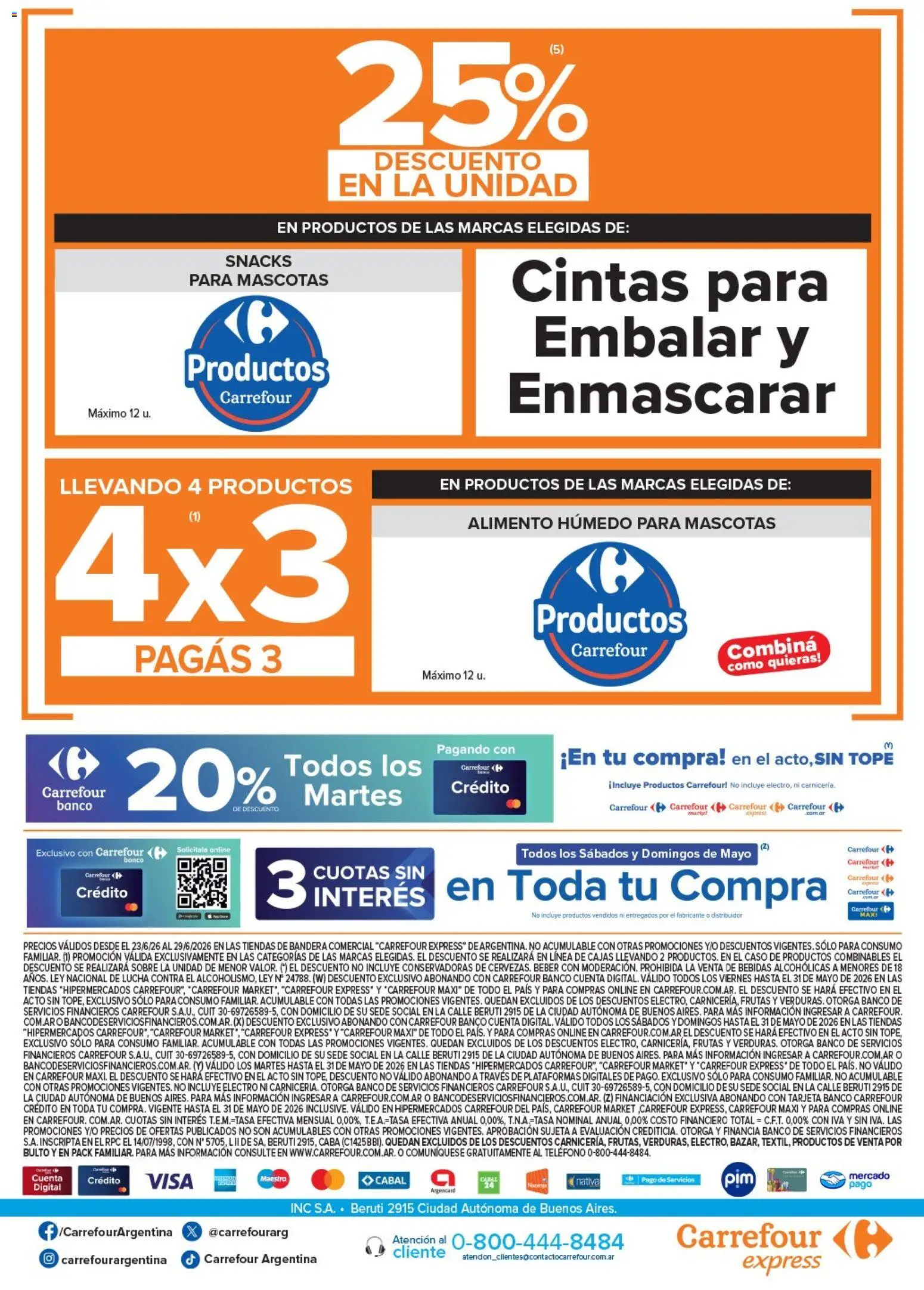 Carrefour - Carrefour Express │ válido desde el 23/06/2026 | Página: 7 | Productos: Teléfono, Sobre