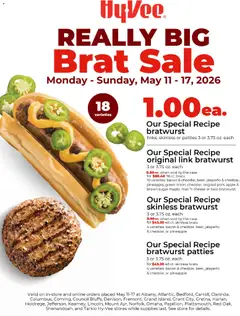 Preview of HyVee weekly ads valid from 11.05.2026