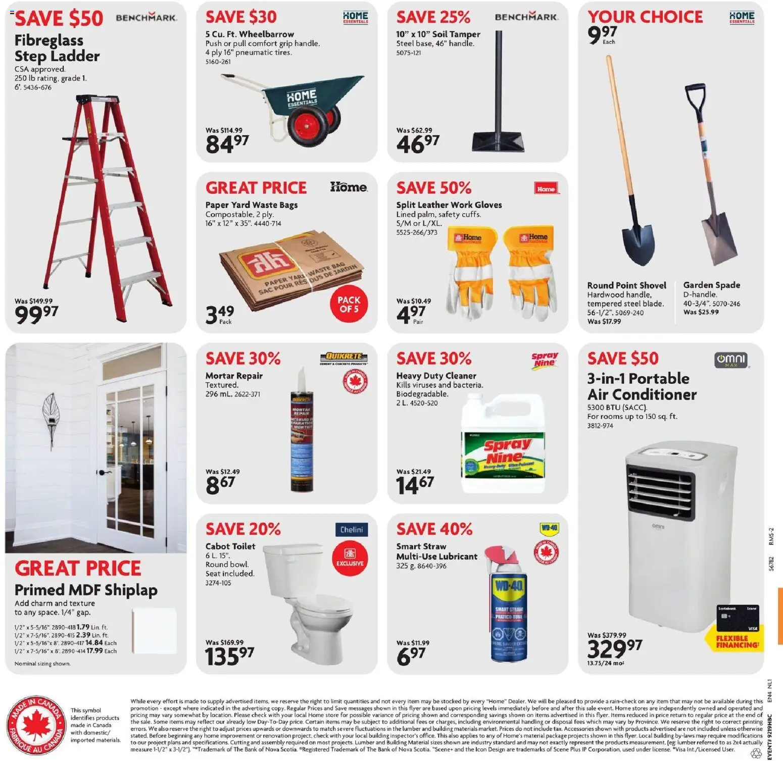Home Hardware flyer valid from 07.05.2026 | Page: 2 | Products: Gloves, Bag, Conditioner