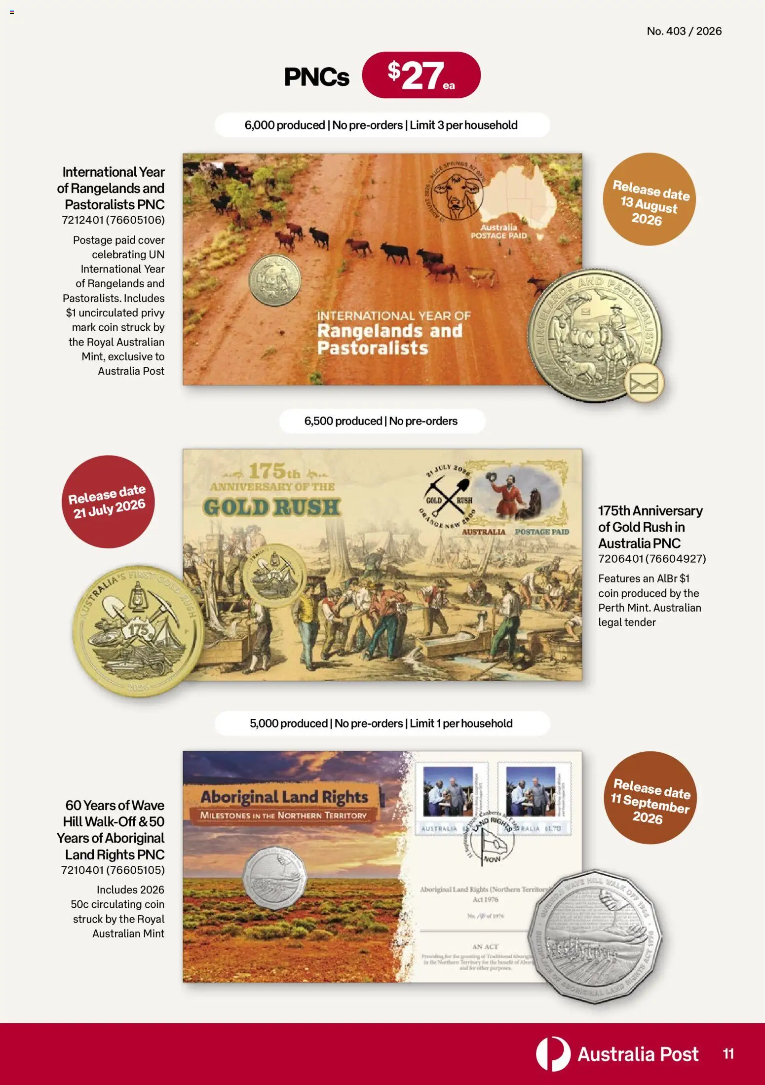 Australia Post catalogue - valid from 01/09/2026 | Page: 11 | Products: Household, Date