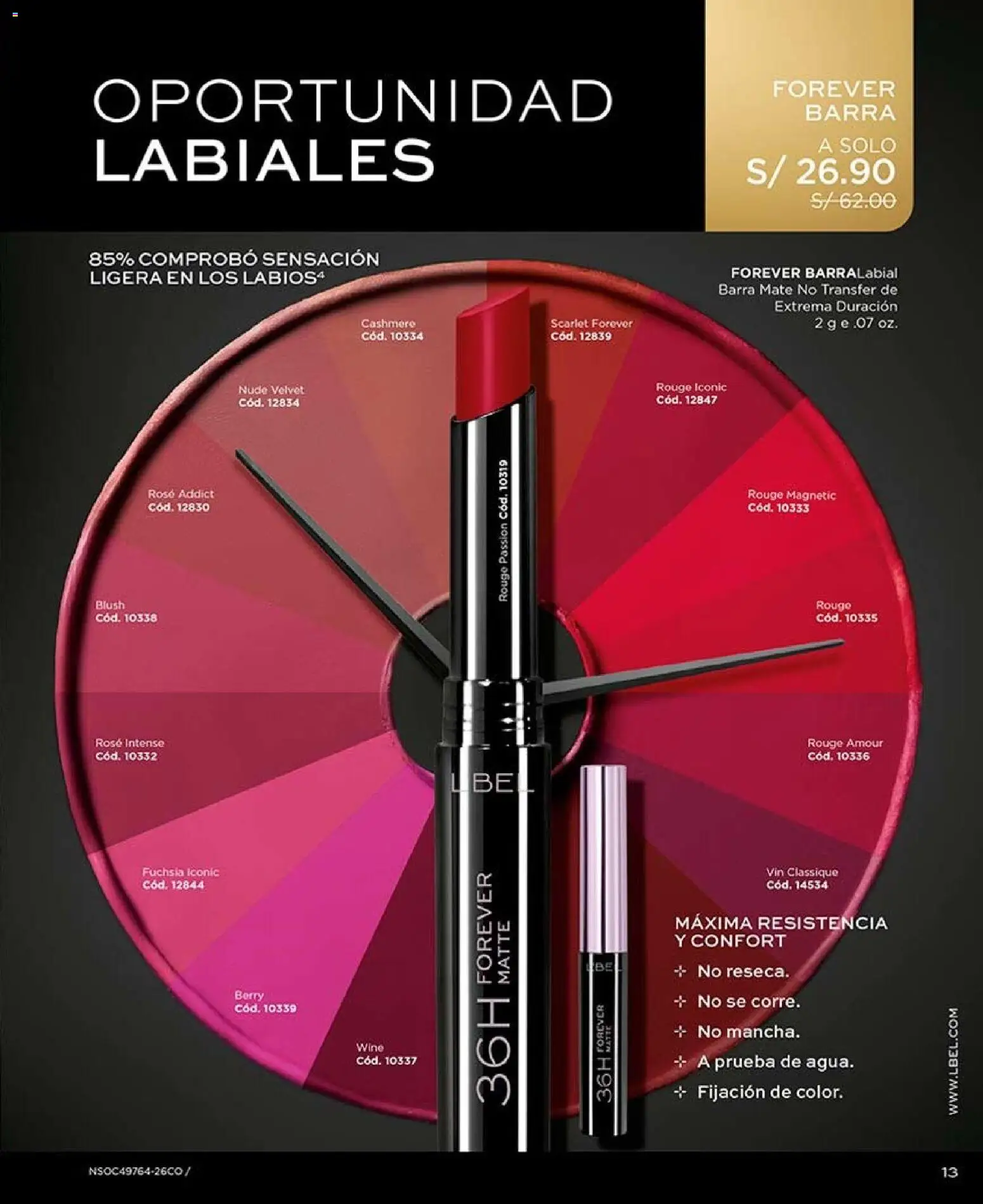 Catálogo L'Bel válido desde 11/07/2026 | Página: 13