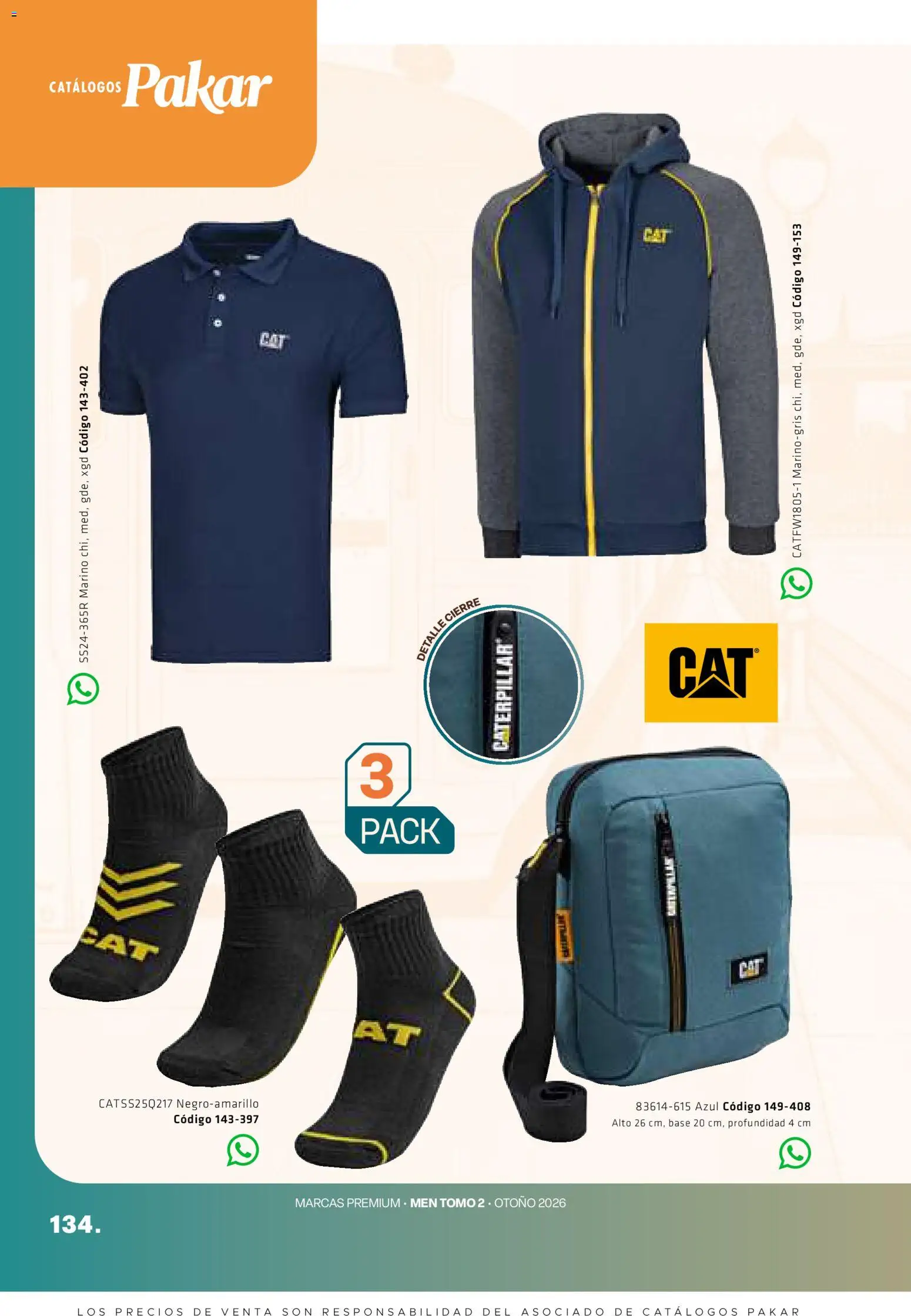 Nuevas ofertas de SC Pakar válidas en toda la República Mexicana desde el 28/08/2026. ¡Encuentra las mejores ofertas en SC Pakar catálogo Premium Men Tomo 2! | Página: 134
