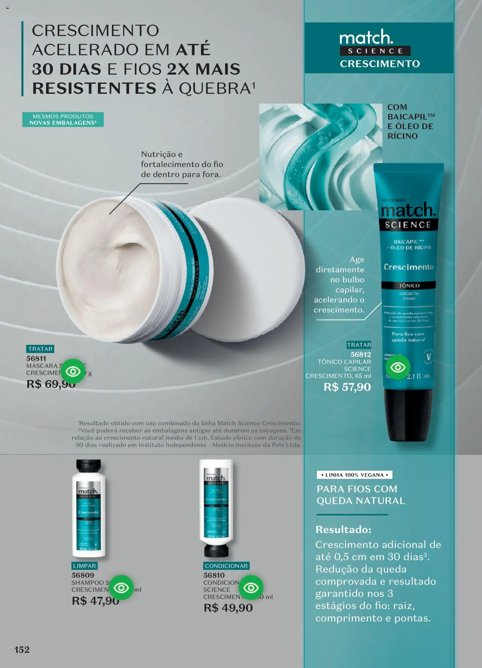 O Boticário Folheto - válido de 10/08/2026 | Página: 156 | Produtos: Shampoo, Tônico, Óleo