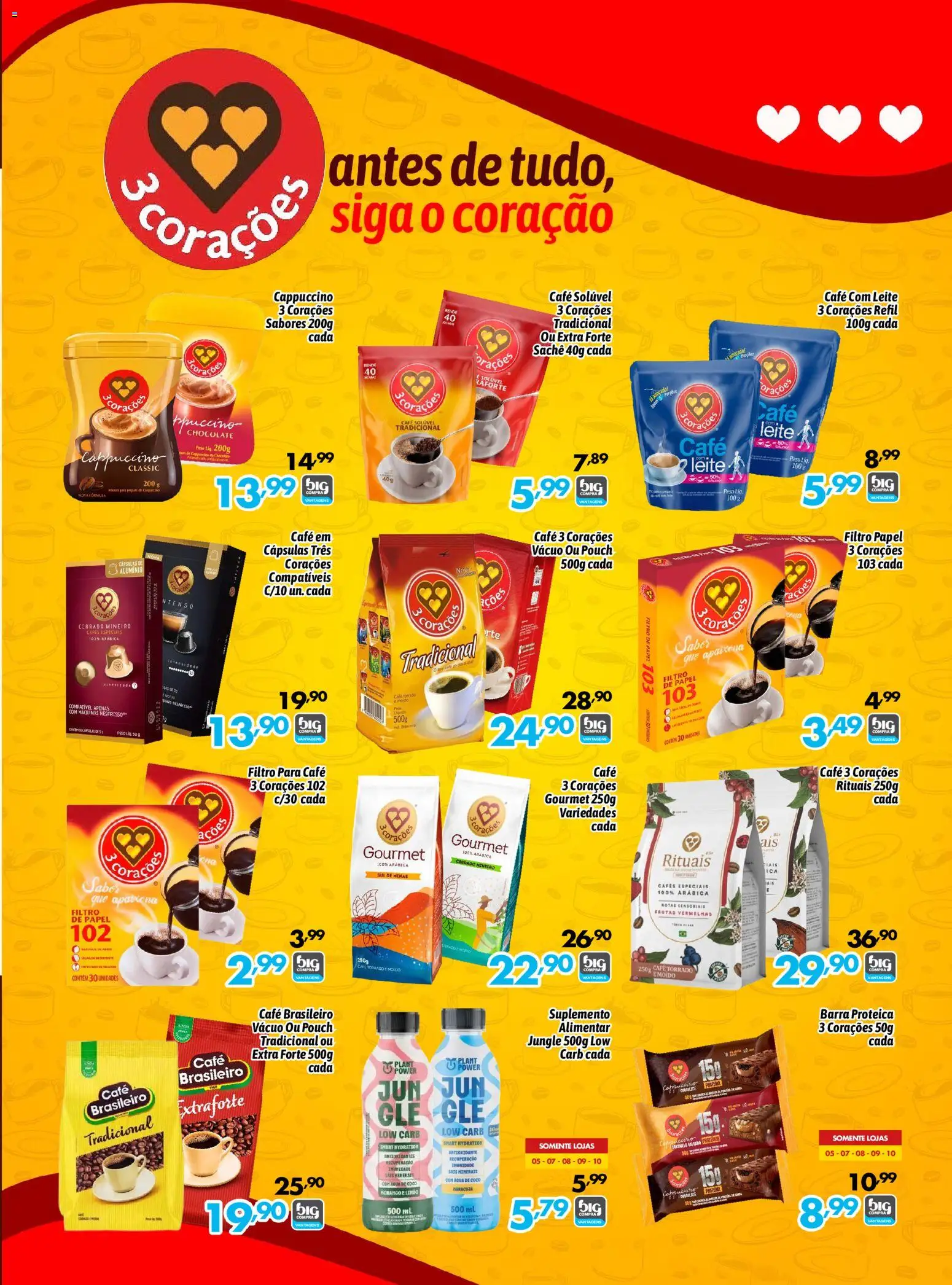 Big Compra Folheto - válido de 05.06.2026 | Página: 17 | Produtos: Água de coco, Chocolate, Cálcio, Café solúvel