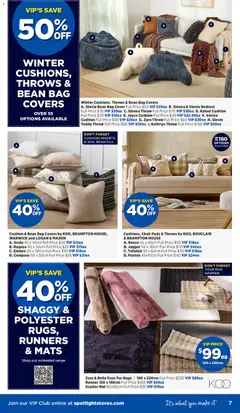 Preview of Spotlight catalogue - valid from 24/06/2026 | Page: 7 | Products: Chair, Fur, Rugs, Bag