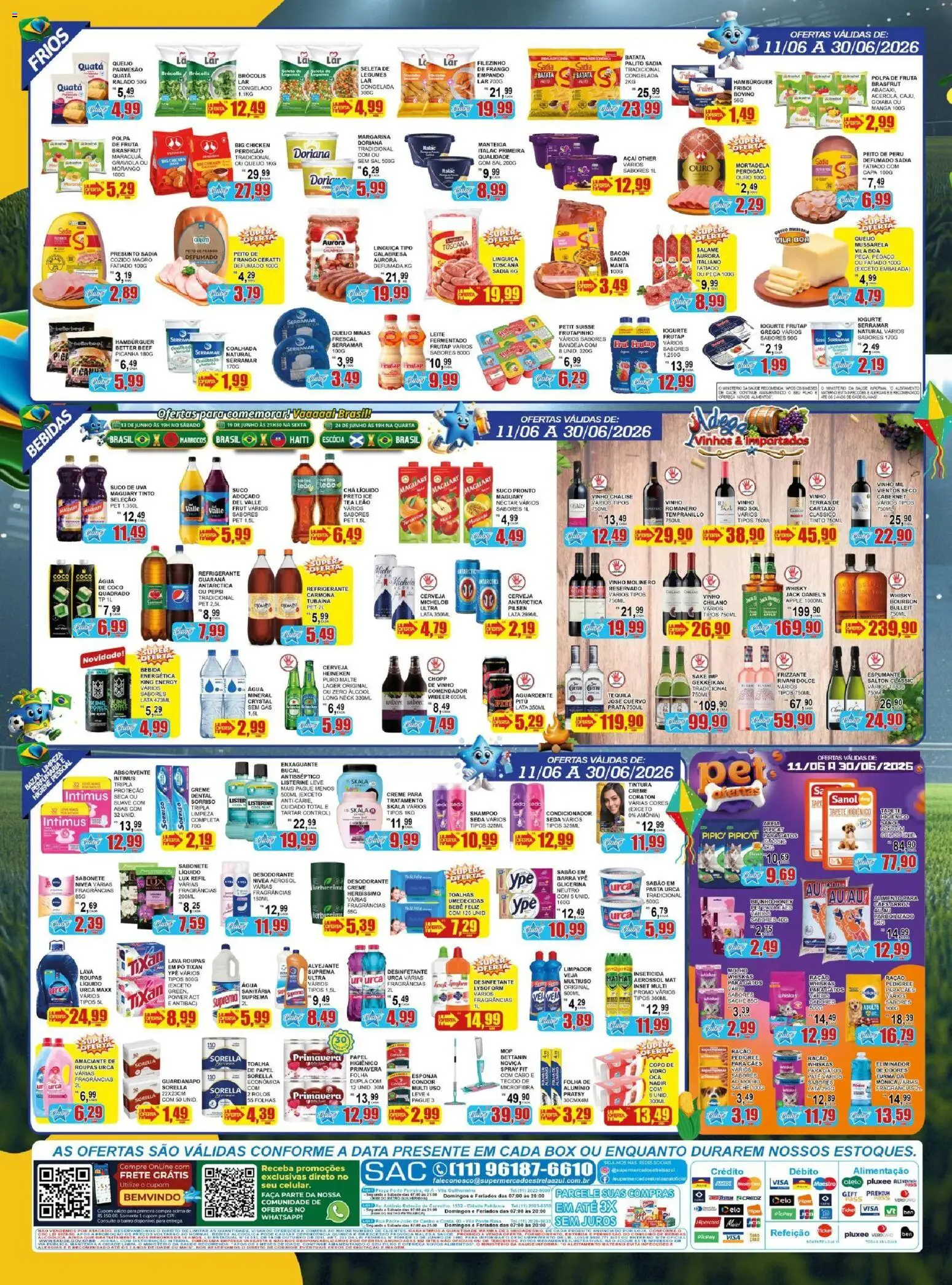 Estrela Azul Folheto - válido de 11.06.2026 | Página: 4 | Produtos: Esponja, Faca, Brócolis, Amaciante
