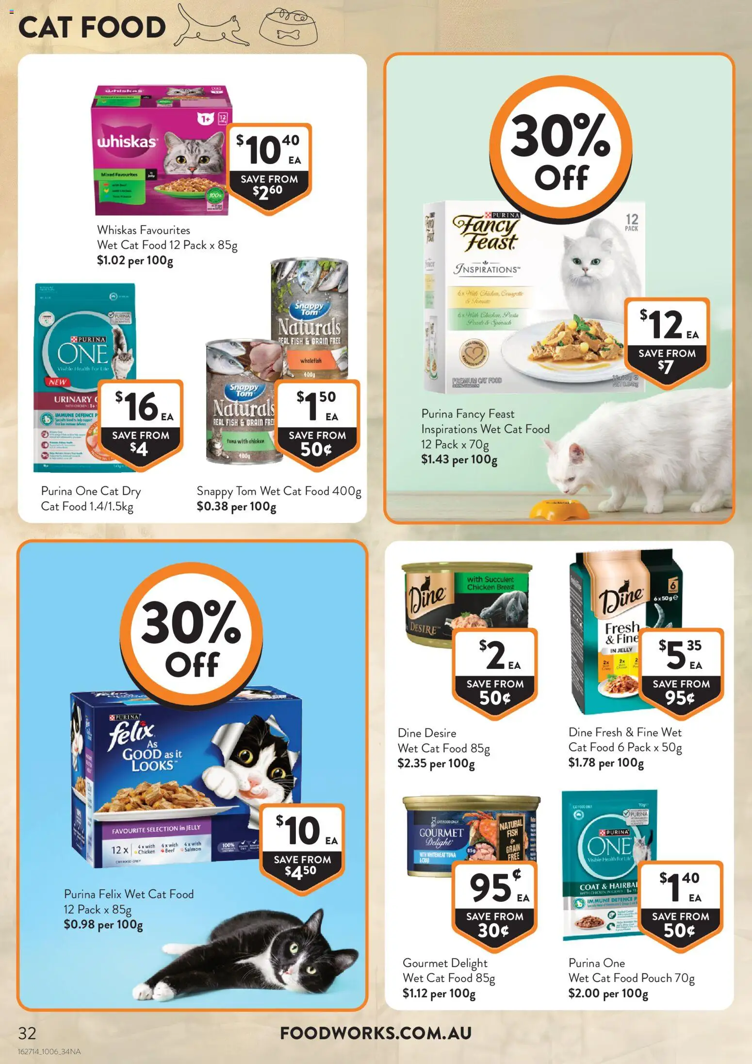 Foodworks catalogue - valid from 03/06/2026 | Page: 32 | Products: Chicken, Fish, Pasta, Salmon