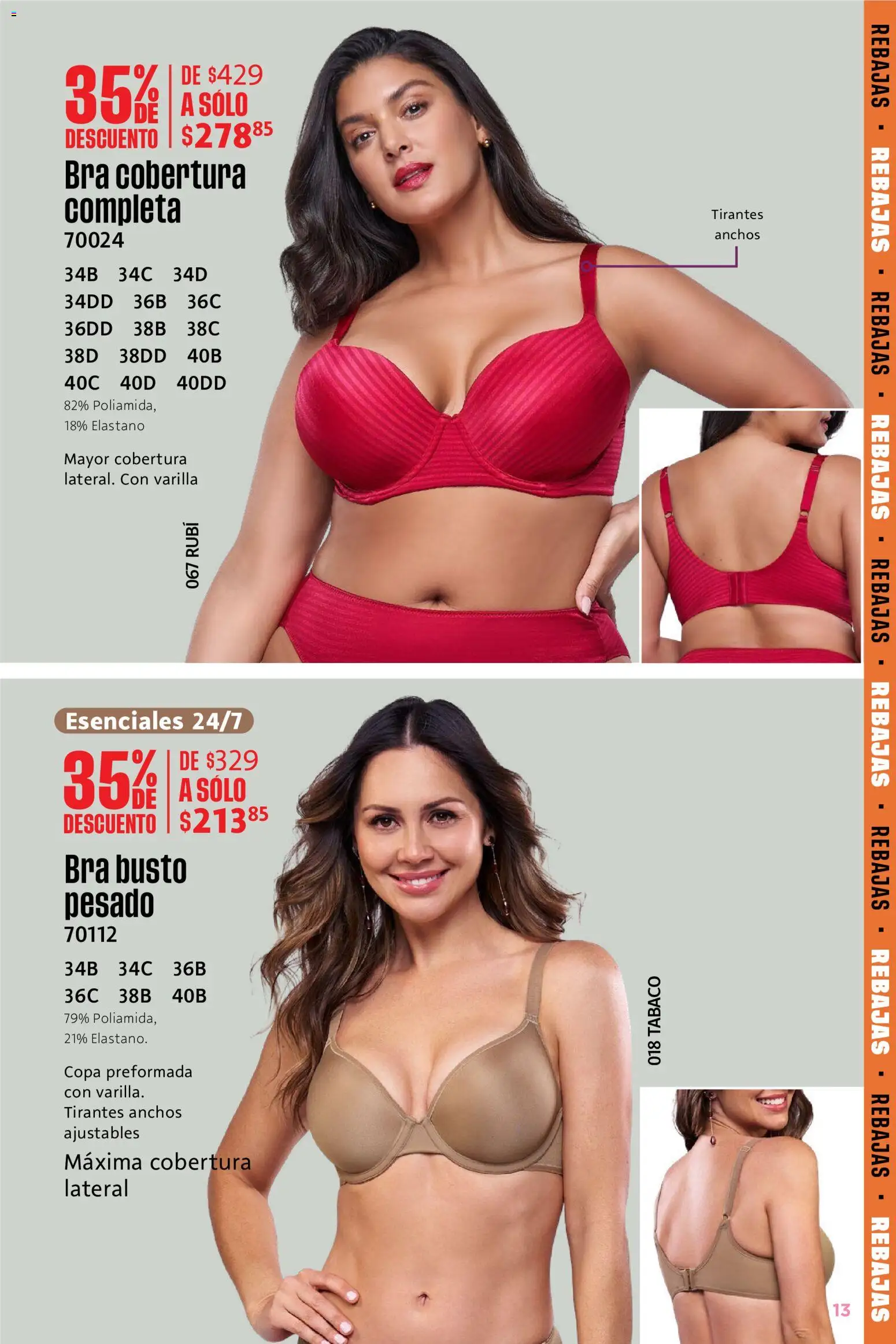 Nuevas ofertas de Ilusión válidas en toda la República Mexicana desde el 01.06.2026. ¡Encuentra las mejores ofertas en Ilusión catálogo Rebajas de Verano! | Página: 13 | Productos: Tirantes