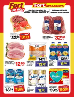 Pré-Visualização do folheto "Fort Atacadista ofertas do Dia" da loja Fort Atacadista válido a partir de 13/08/2026