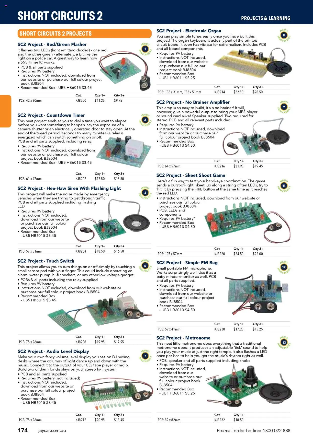 Jaycar catalogue - valid from 09/07/2025 | Page: 174 | Products: Amplifier, Keyboard, Speaker, Stereo