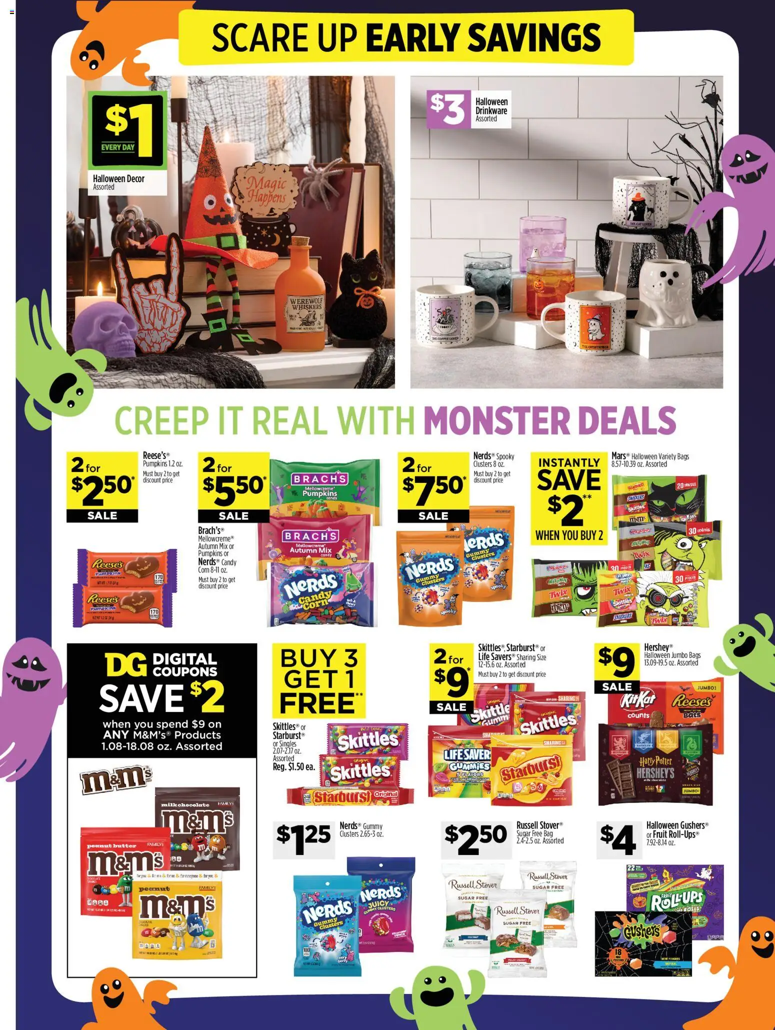 Dollar General Weekly Ad - valid from 08/23/2026 | Page: 12 | Products: Chocolate, Peanut butter, Snickers, Coconut