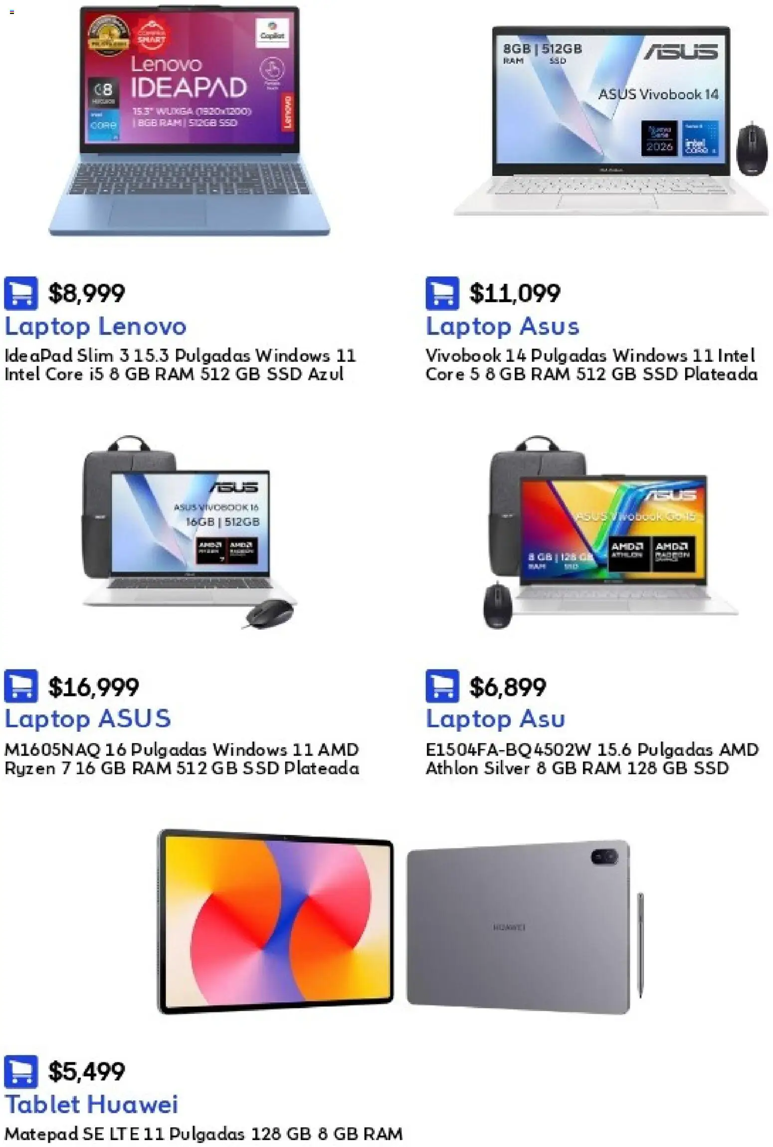 Nuevas ofertas de Coppel válidas en toda la República Mexicana desde el 14/08/2026. ¡Encuentra las mejores ofertas en Coppel catálogo Celulares y computación! | Página: 15 | Productos: Tablet, Laptop
