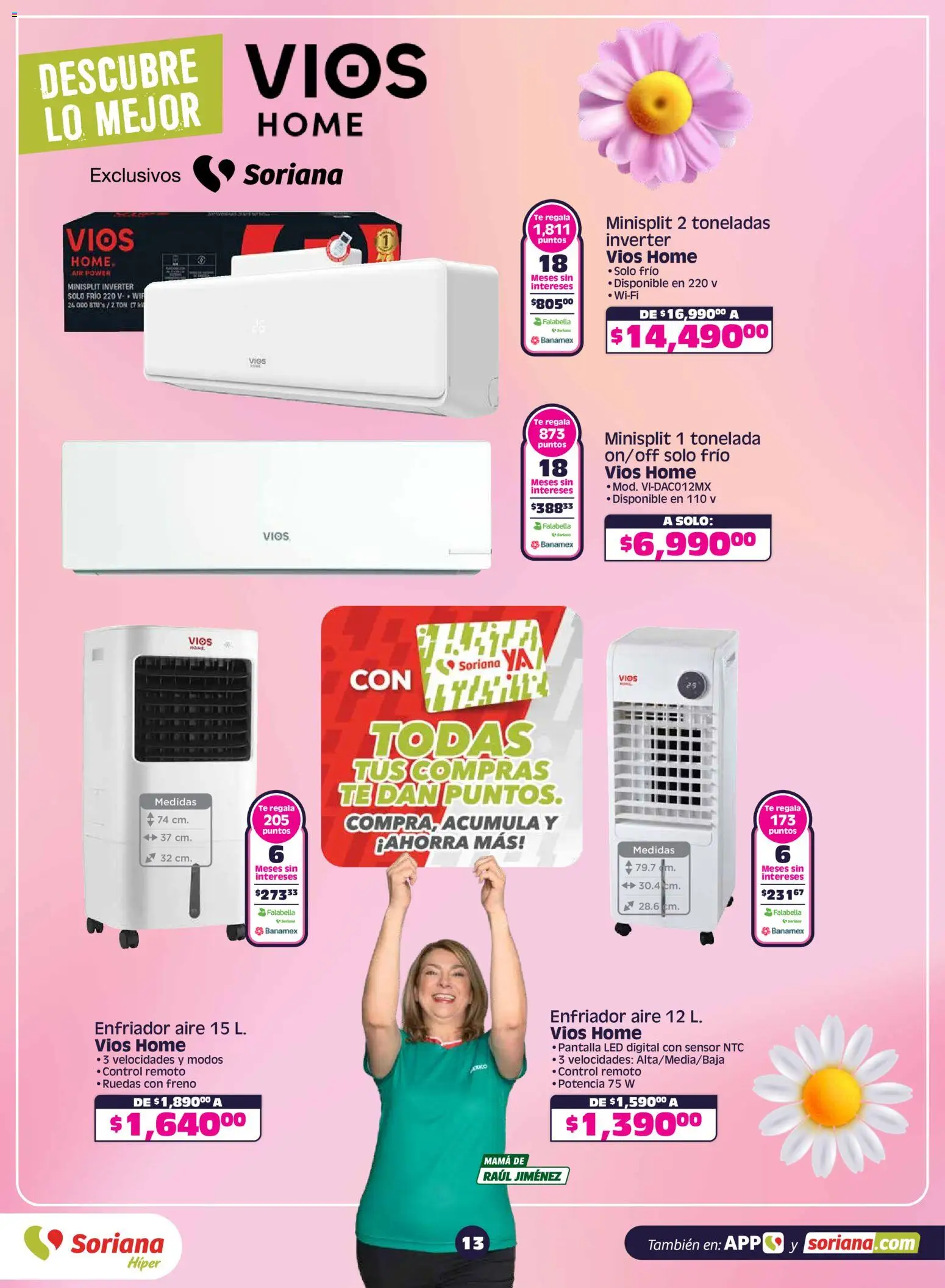 Nuevas ofertas de Soriana válidas en toda la República Mexicana desde el 30.04.2026. ¡Encuentra las mejores ofertas en Soriana A mamá la apoyamos con todo Híper Nacional! | Página: 14 | Productos: Control remoto, Té
