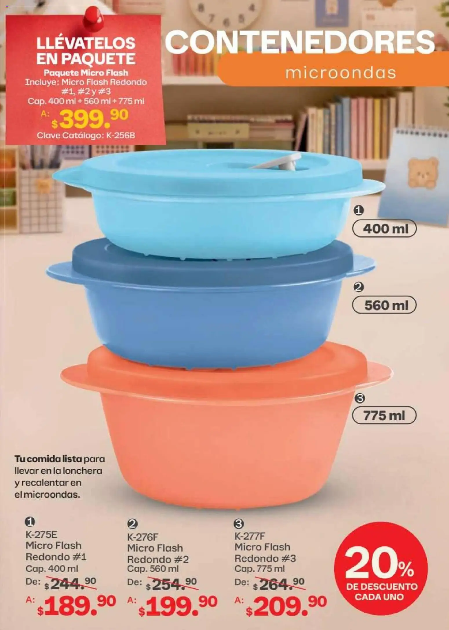 Nuevas ofertas de Tupperware válidas en toda la República Mexicana desde el 15.06.2026. ¡Encuentra las mejores ofertas en Tupperware catálogo! | Página: 45