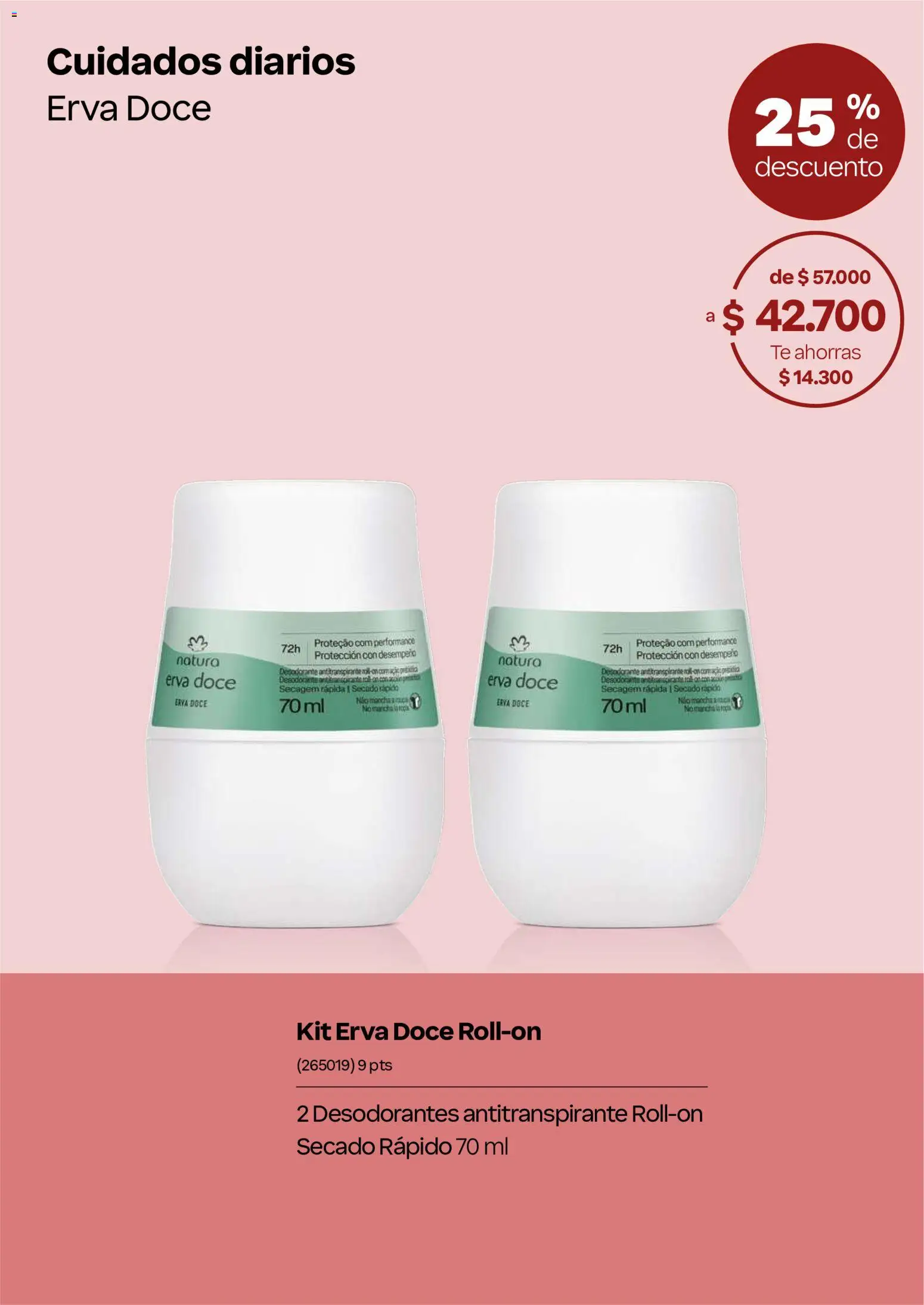 Natura revista - valida desde el 13/08/2026 | Página: 13 | Productos: Té, Desodorante, Antitranspirante