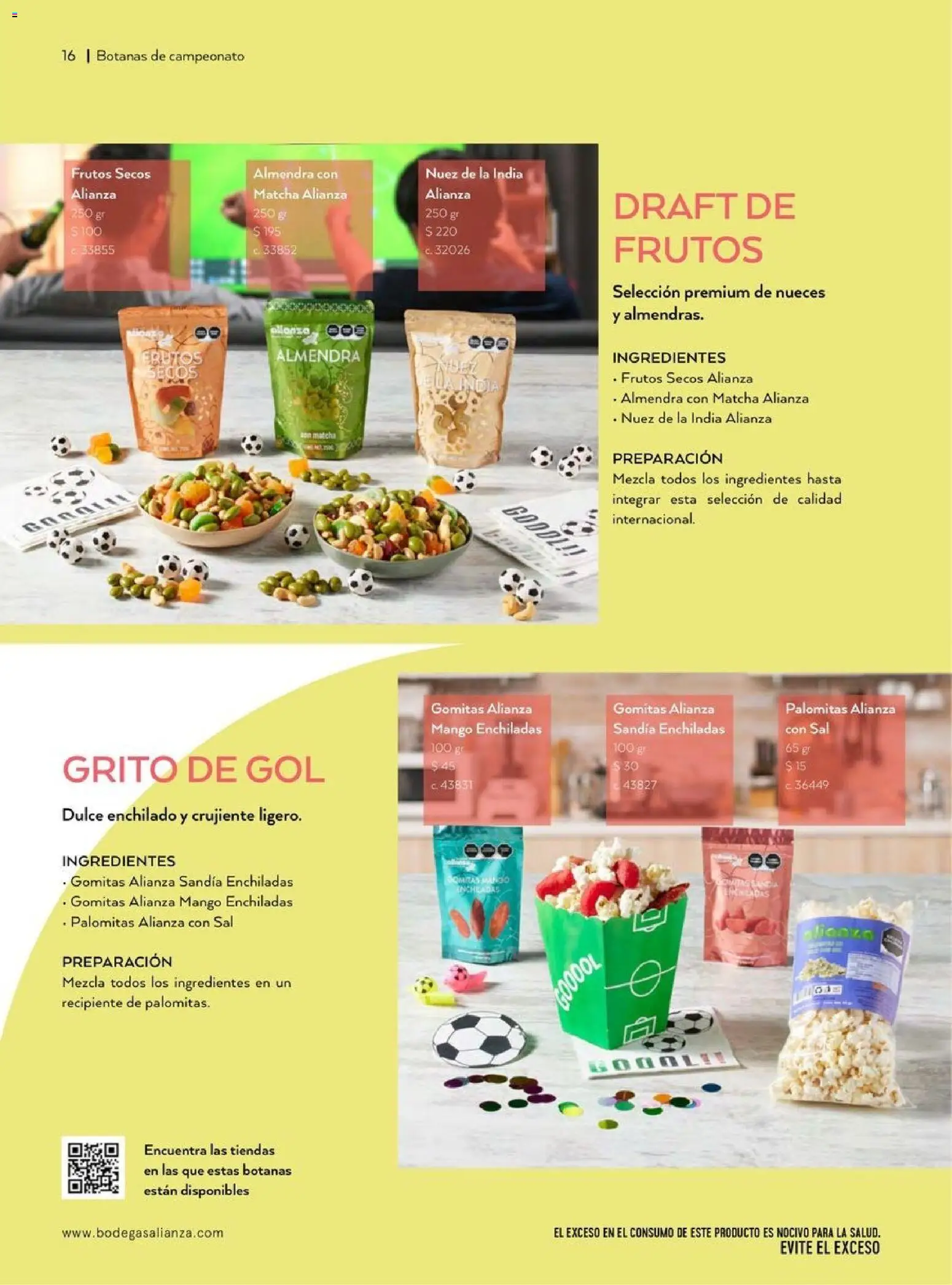 Nuevas ofertas de Bodegas Alianza válidas en toda la República Mexicana desde el 01.04.2026. ¡Encuentra las mejores ofertas en Bodegas Alianza catálogo! | Página: 18 | Productos: Sandía, Sal, Mango, Nueces