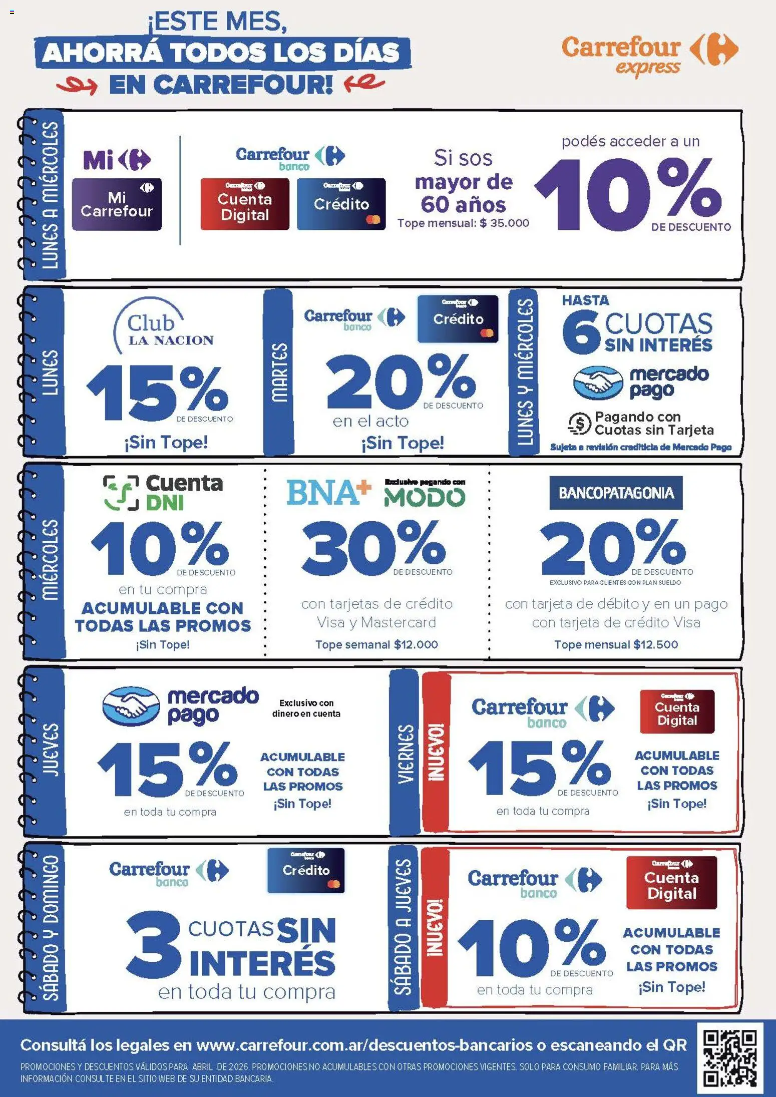 Carrefour Express ofertas │ válido desde el 28.04.2026 | Página: 6 | Productos: Banco