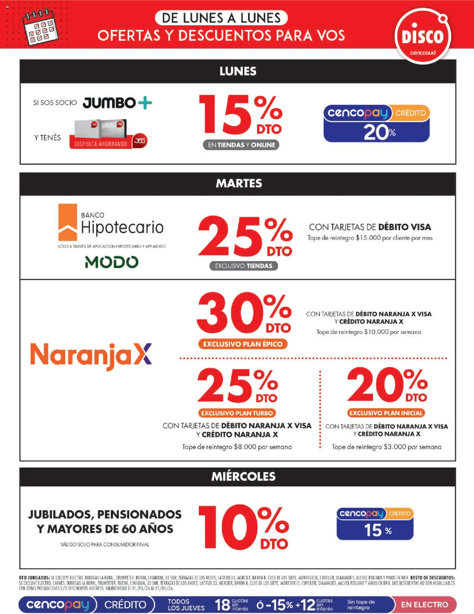 Disco - Ofertas | Córdoba │ válido desde el 14.05.2026 | Página: 11 | Productos: Disco, Banco