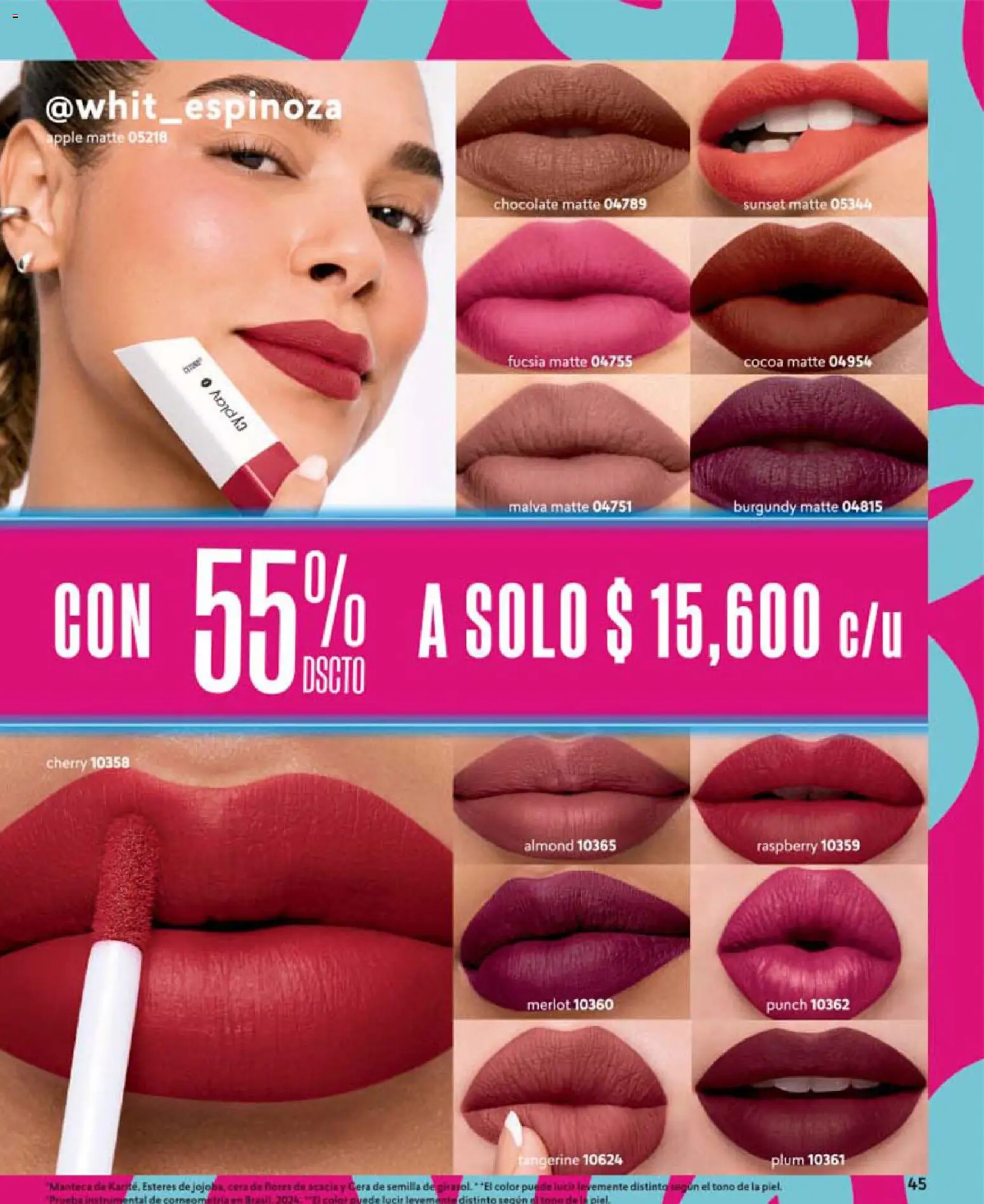 CyZone revista - valida desde el 19.05.2026 | Página: 45 | Productos: Cera, Manteca, Chocolate