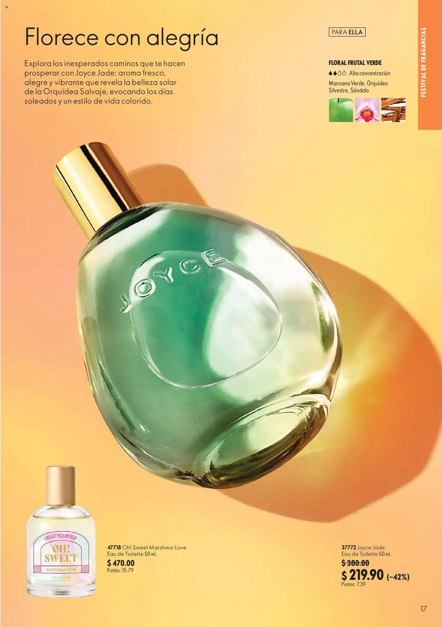 Nuevas ofertas de Oriflame válidas en toda la República Mexicana desde el 22/08/2026. ¡Encuentra las mejores ofertas en Oriflame campaña 12 2026! | Página: 17 | Productos: Dulce de leche, Leche, Vainilla, Eau de toilette