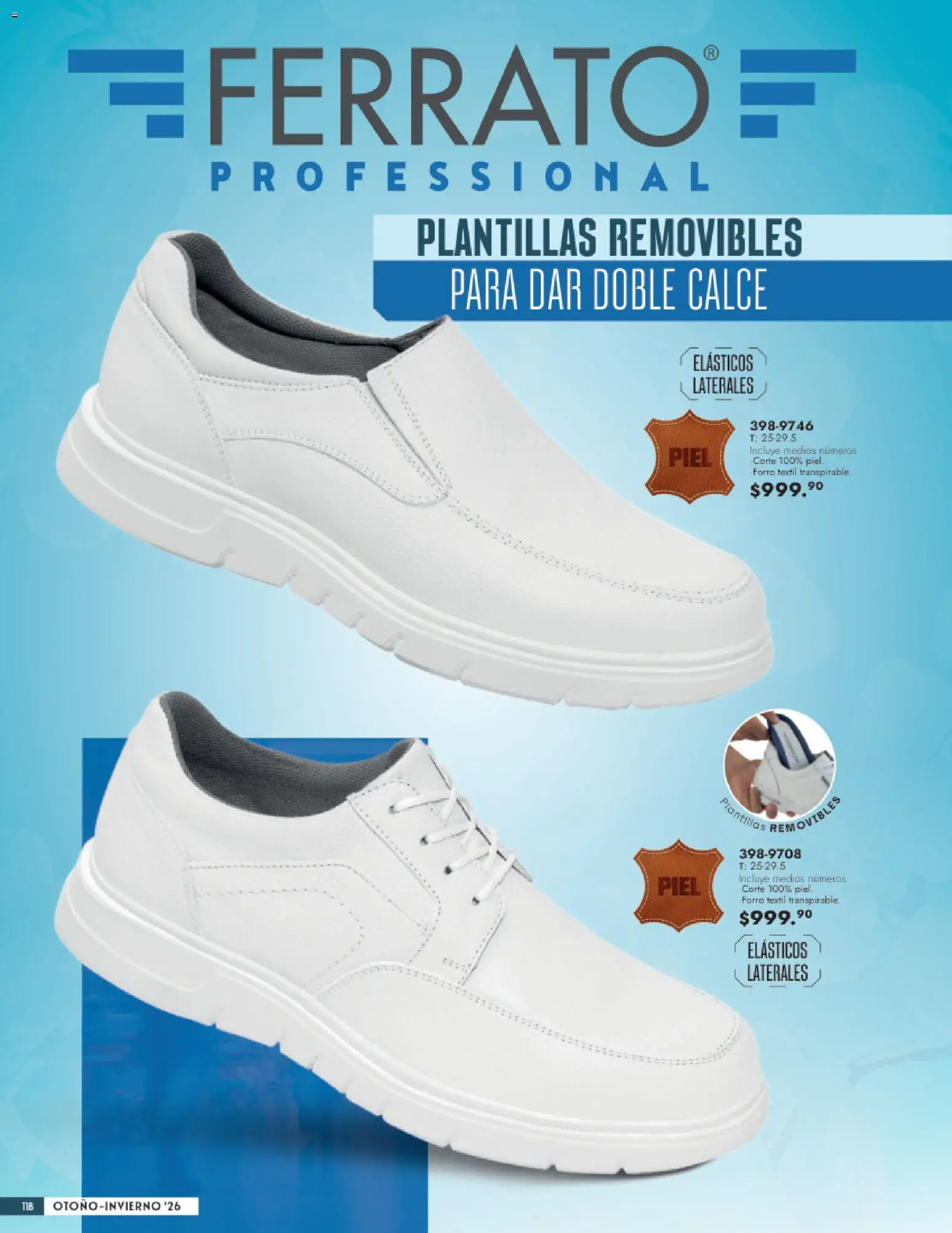 Nuevas ofertas de Andrea válidas en toda la República Mexicana desde el 23/08/2026. ¡Encuentra las mejores ofertas en Andrea catálogo Calzado Caballero! | Página: 118
