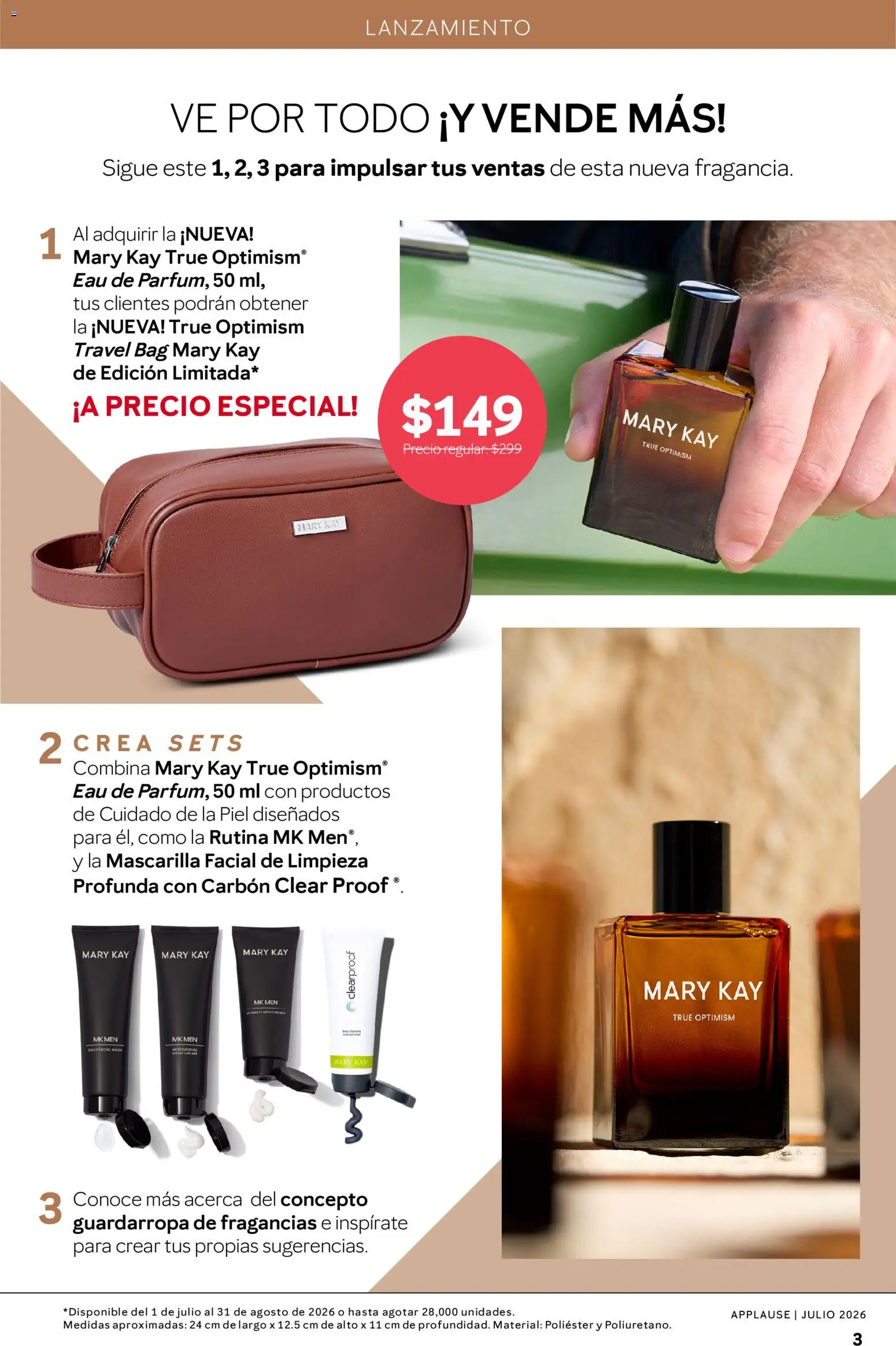 Nuevas ofertas de Mary Kay válidas en toda la República Mexicana desde el 01/07/2026. ¡Encuentra las mejores ofertas en Catálogo Mary Kay Applause 2026! | Página: 3 | Productos: Guardarropa, Mascarilla