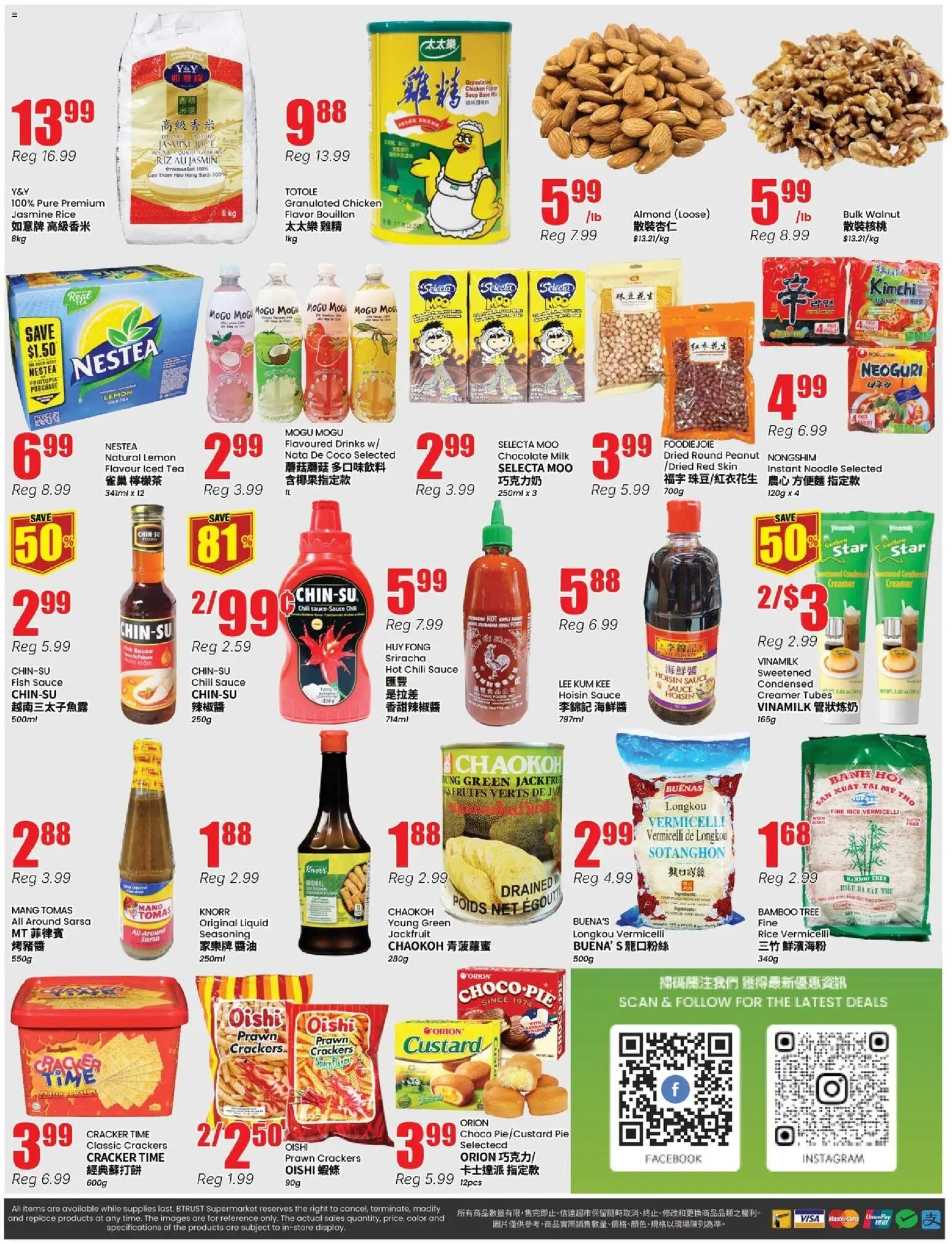 Btrust Supermarket flyer valid from 22.05.2026 | Page: 4 | Products: Fish, Tea, Milk, Chocolate