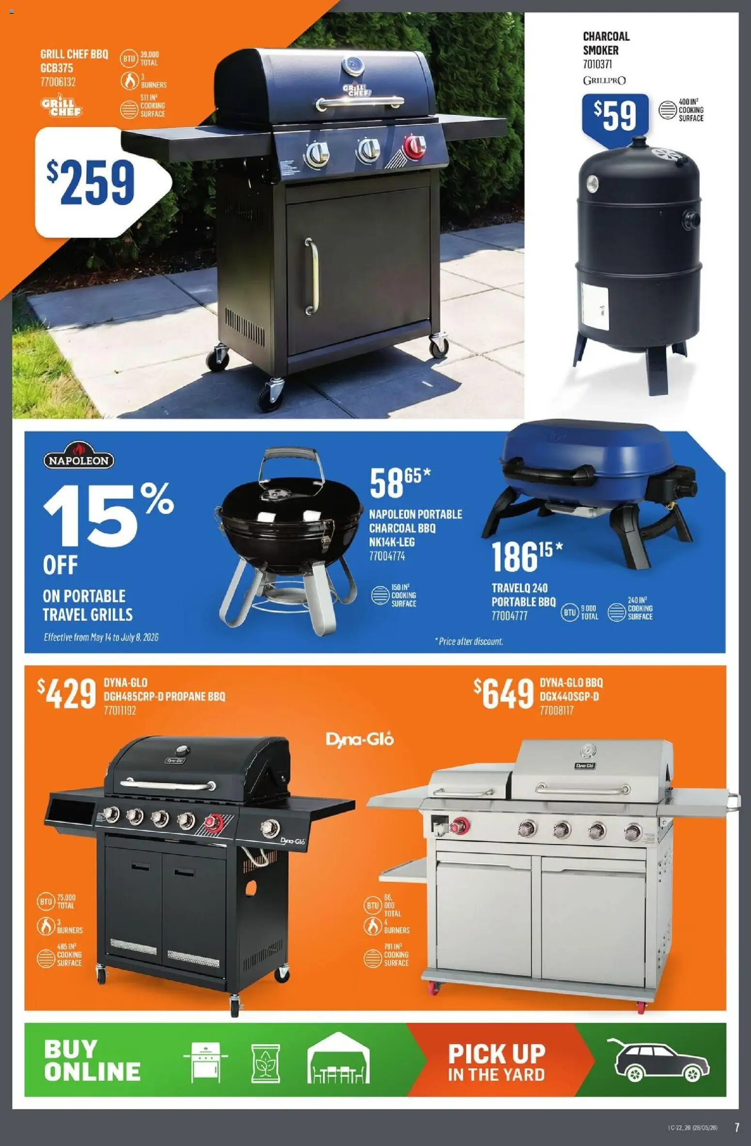Canac flyer valid from 28.05.2026 | Page: 7 | Products: Grill