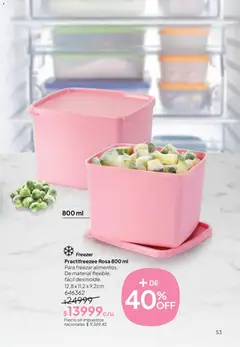 Vista previa Tupperware Folleto válido desde el 02.06.2026 | Página: 54 | Productos: Freezer
