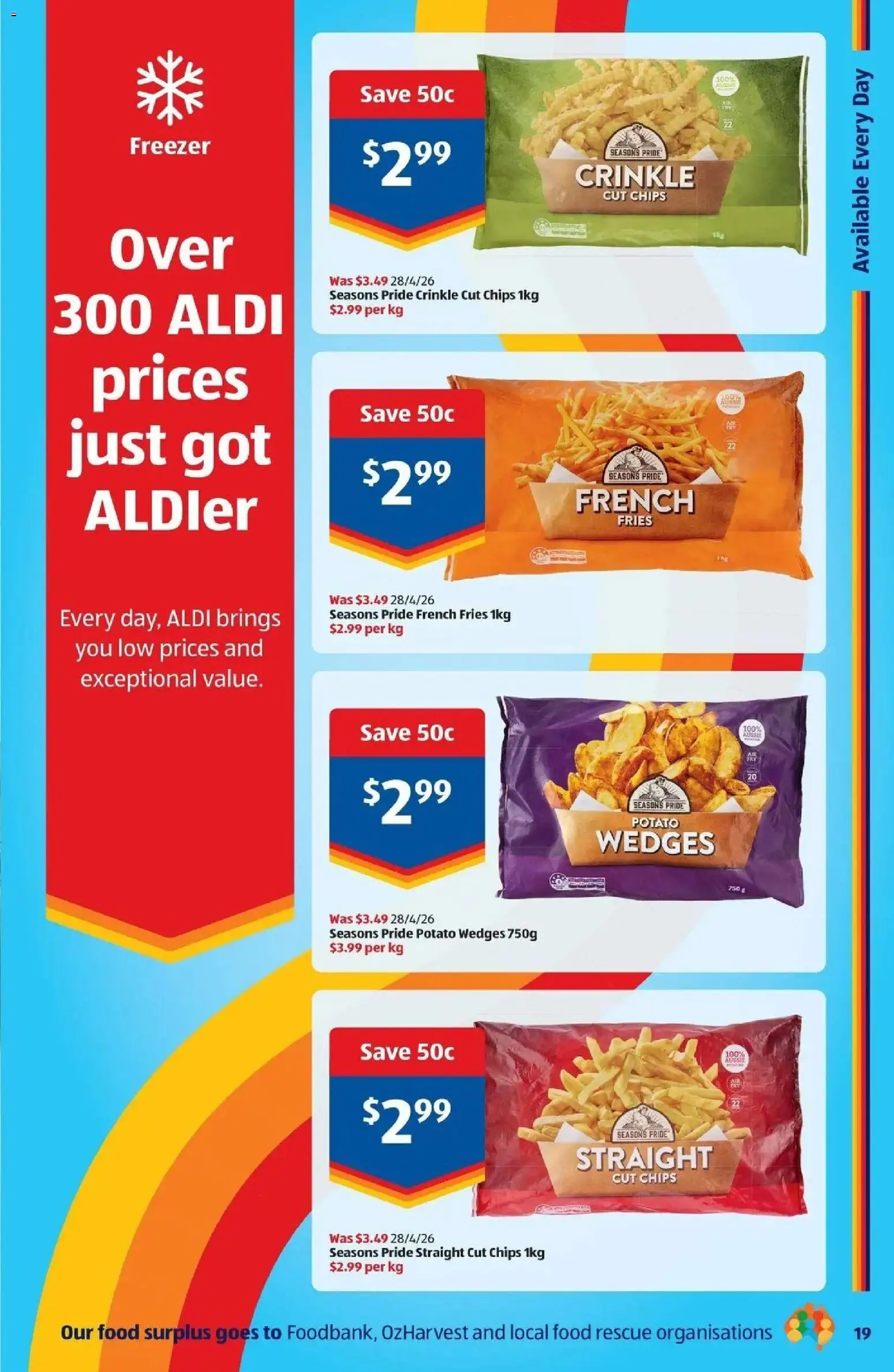 Aldi catalogue - valid from 17.06.2026 | Page: 19 | Products: Chips, Freezer
