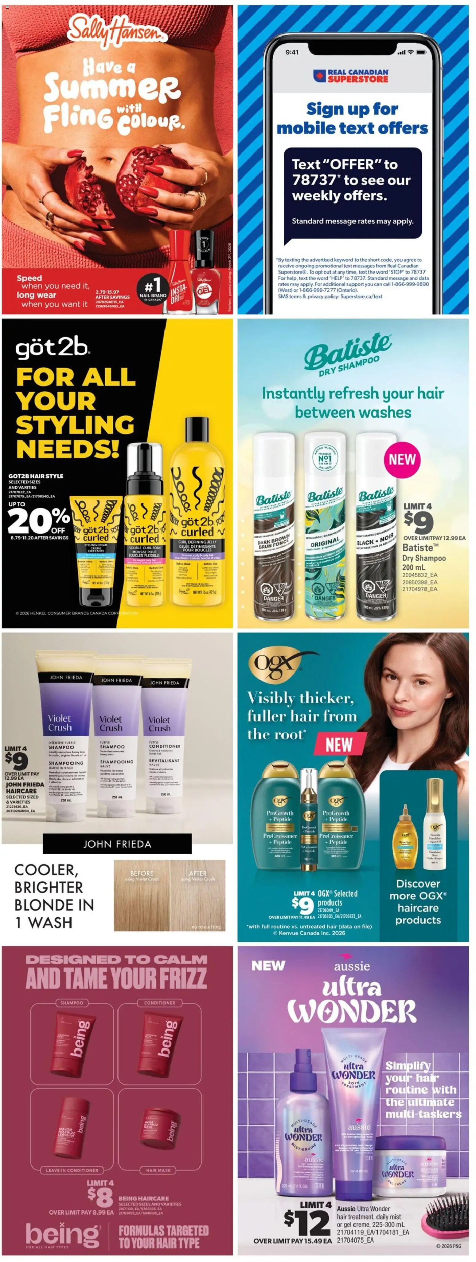 Real Canadian Superstore flyer valid from 11.06.2026 | Page: 45 | Products: Cream, Conditioner, Hair mask, Mask