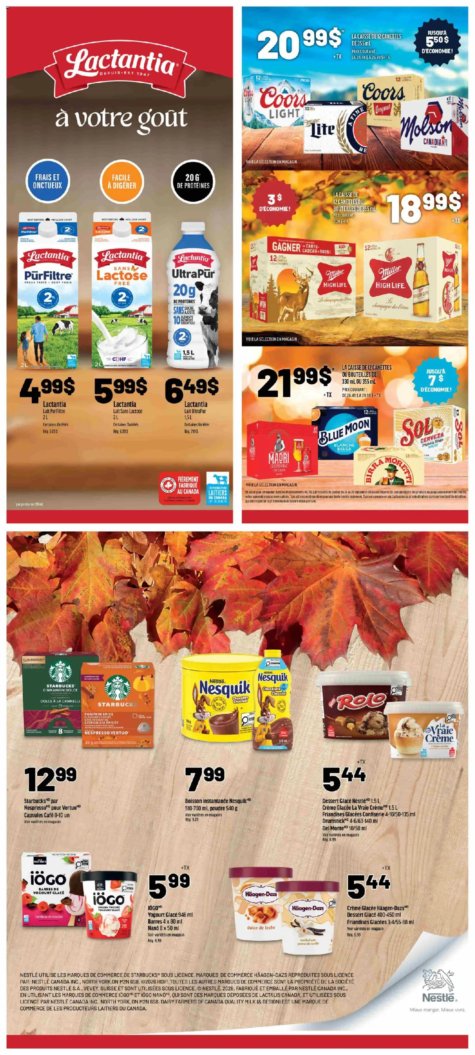 Metro flyer valid from Sep 24, 2026 | Page: 22 | Products: Capsules, Coffee, Chocolate, Pumpkin