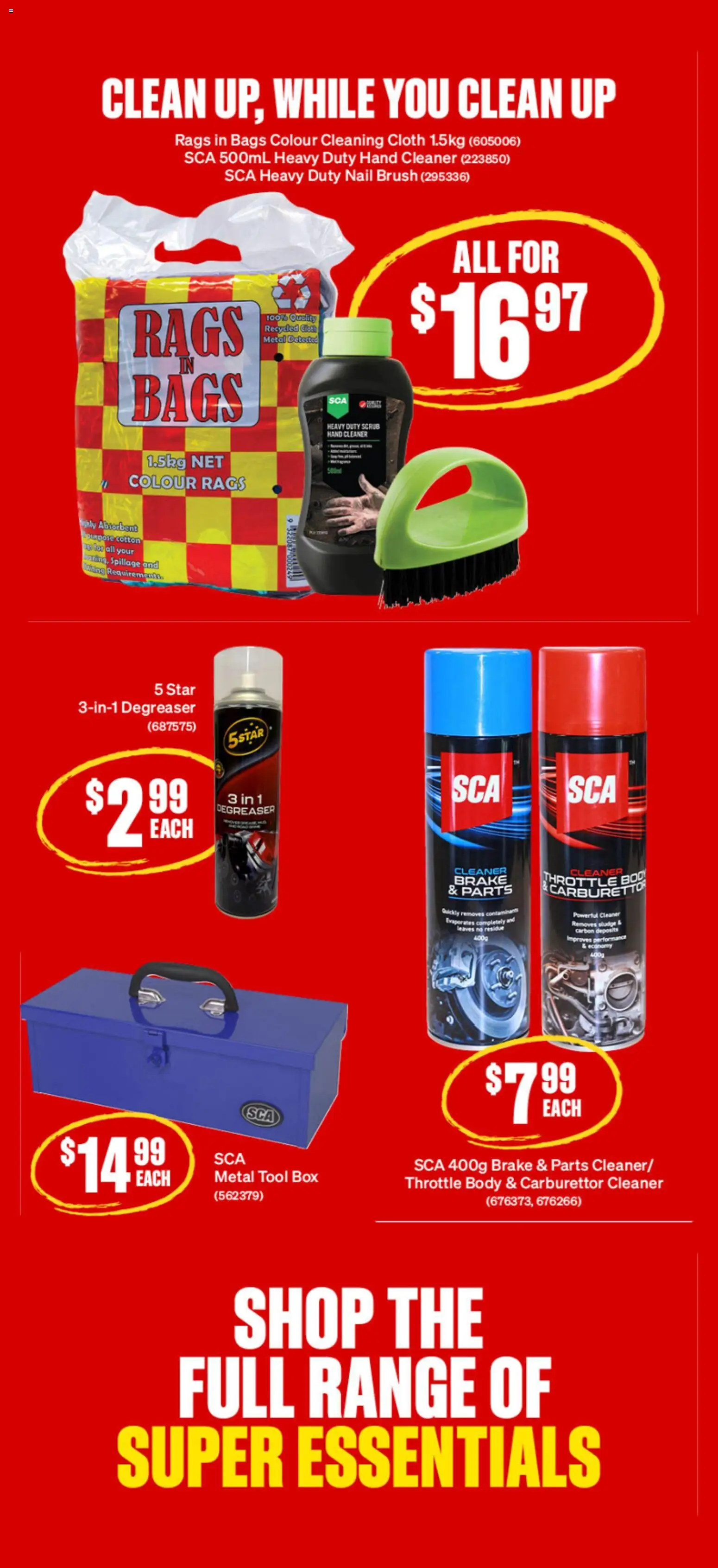 Supercheap Auto catalogue - valid from 30/09/2026 | Page: 26 | Products: Cloth, Box, Cleaner, Scrub