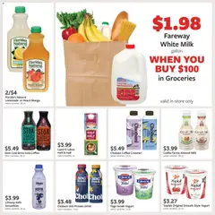Preview of Fareway weekly ads valid from 01.06.2026 | Page: 27 | Products: Milk, Cream, Ice cream, Mango